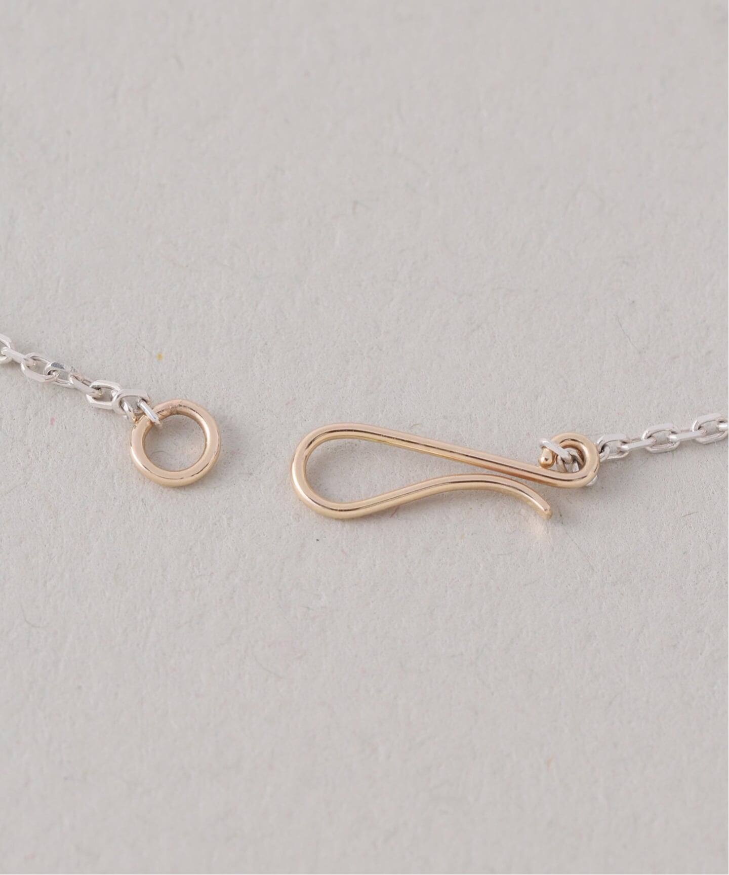 Lilas silver × K10 デタッチャブルフックブレスレット SAMH by LILAS】 デタッチャブルフックSVブレスレット K10*SV