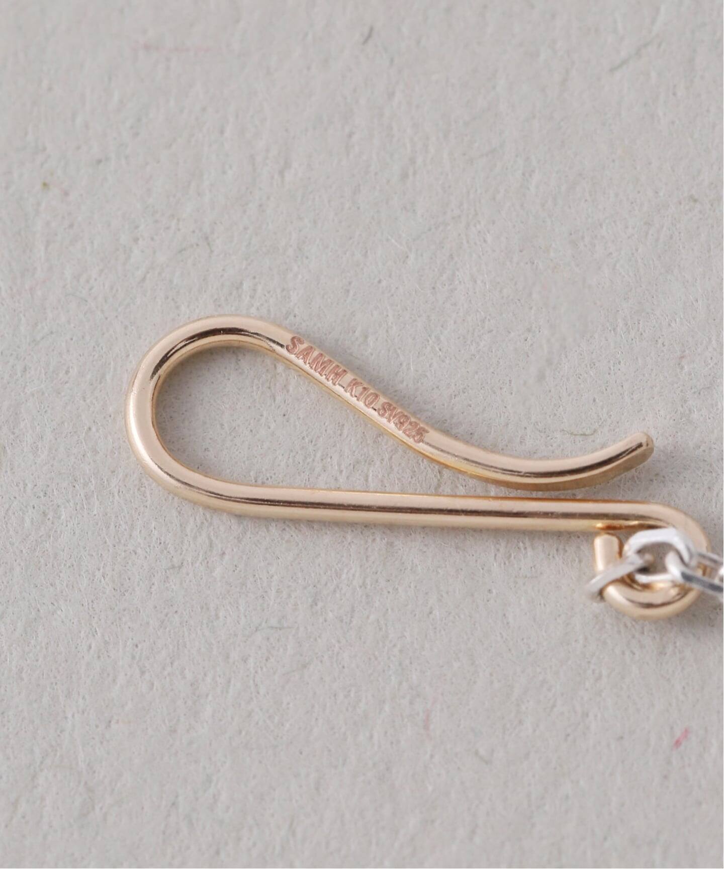 SAMH by LILAS】 デタッチャブルフックSVブレスレット K10*SV