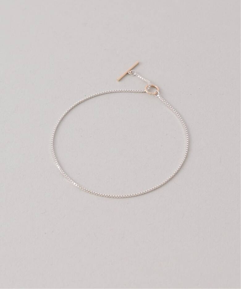 SAMH by LILAS】デタッチャブルTバーブレスレット K10*SV 