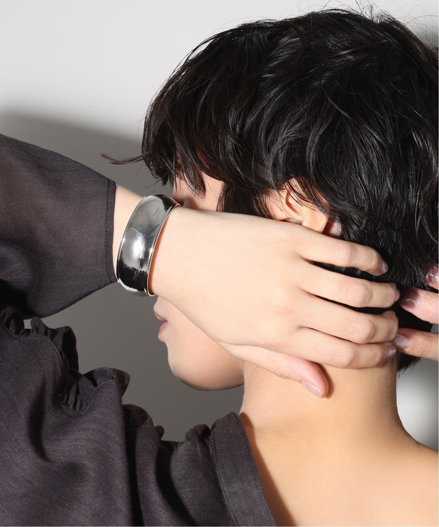 SAMH by LILAS】20mmワイドバングル SV（ブレスレット・バングル