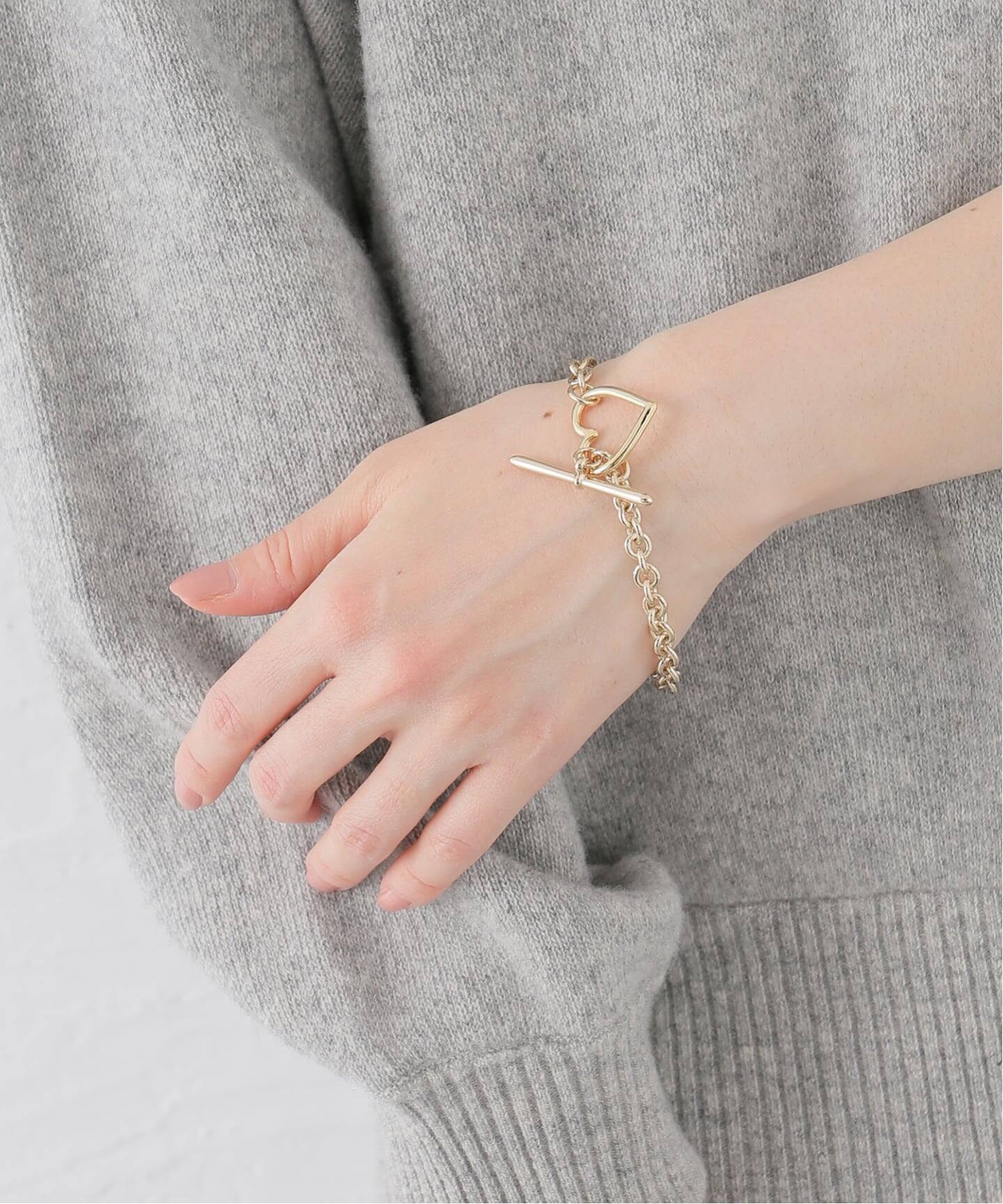 BASICKS / ベイシックス Heart Bracelet (Small Link)（ブレスレット 