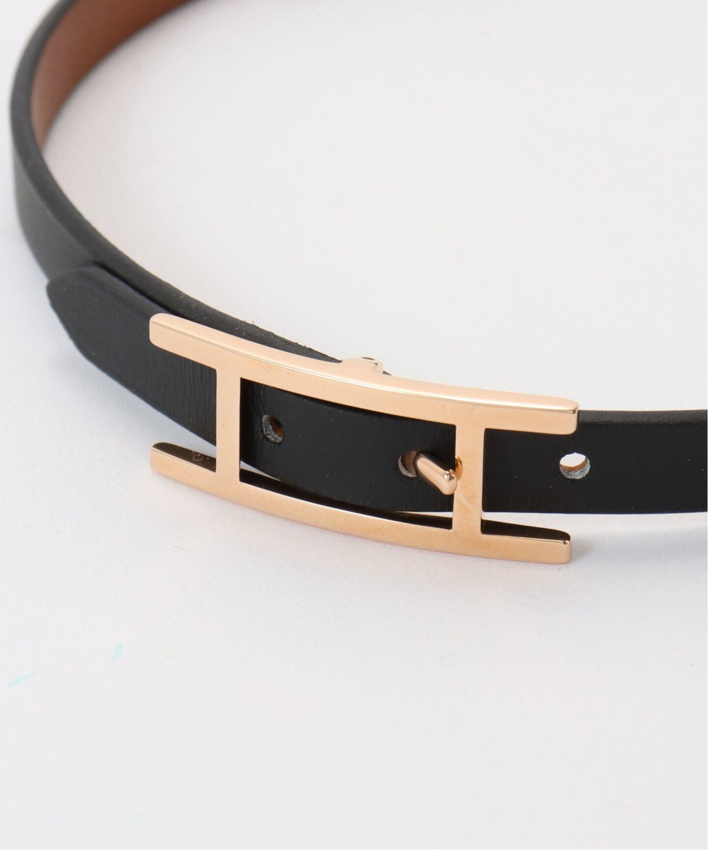 VINTAGE HERMES/エルメス】Hapi double tour bracelet