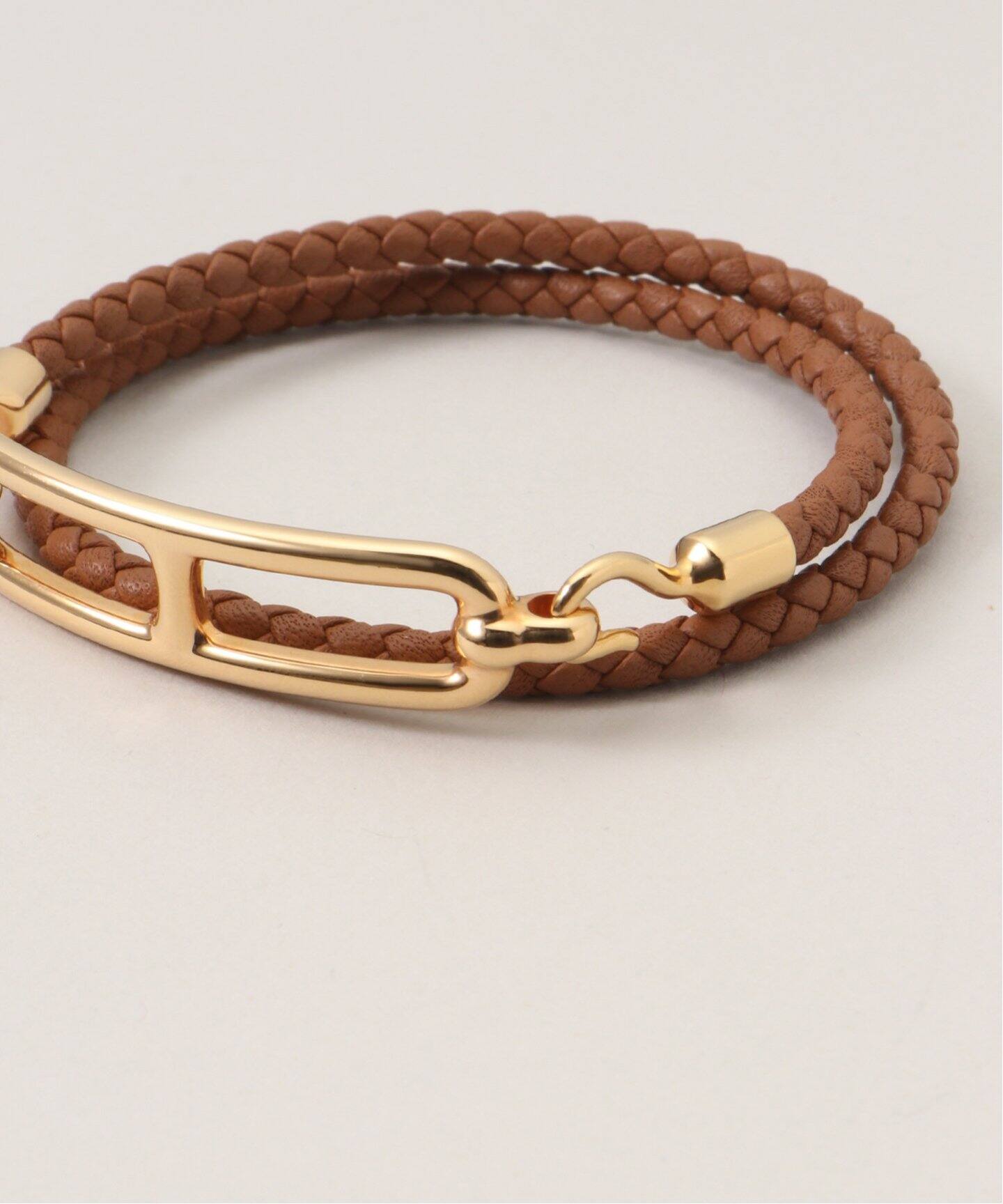 VINTAGE HERMES/エルメス】Roulis double tour bracelet