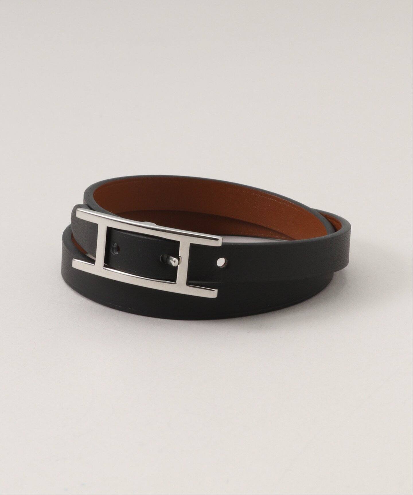 VINTAGE HERMES/エルメス】Hapi double tour bracelet