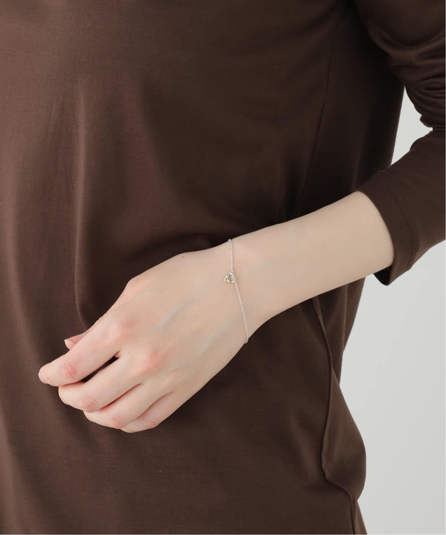 VINTAGE TIFFANY&Co./ティファニー】Open heart bracelet xs