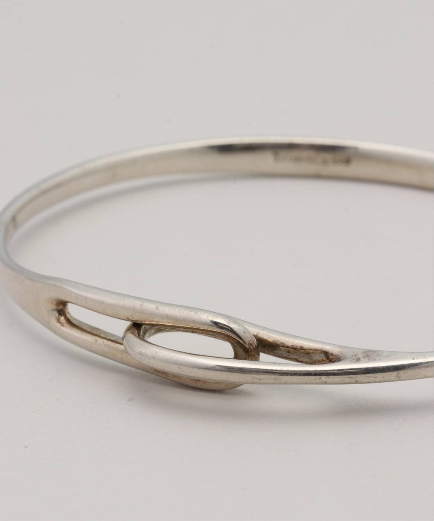 VINTAGE TIFFANY&Co./ティファニー】Double loop bangle（ブレスレット