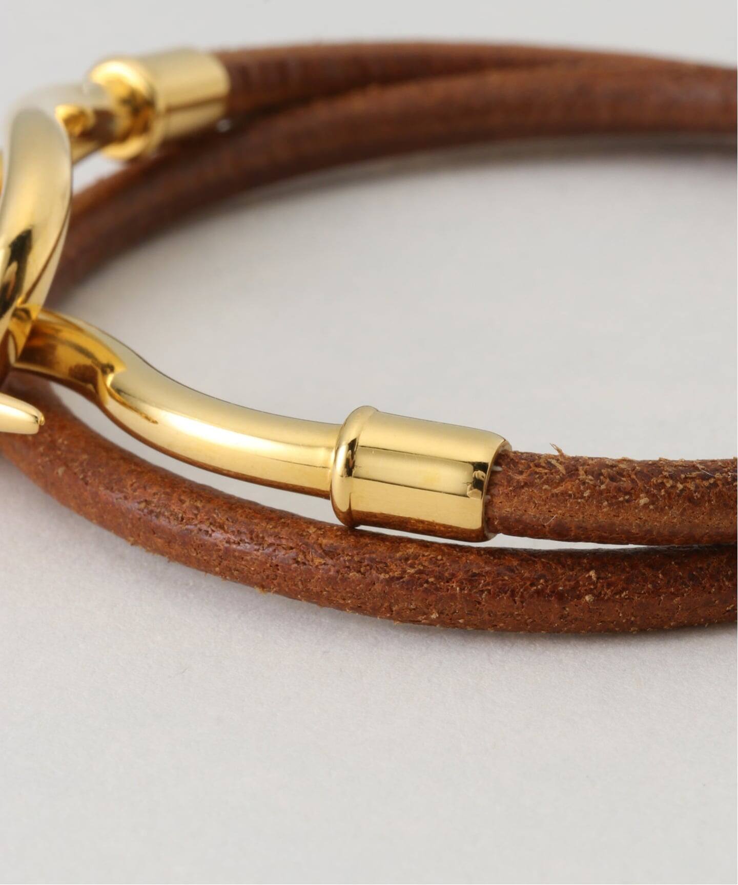 VINTAGE HERMES/エルメス】Jumbo double tour bracelet（ブレスレット