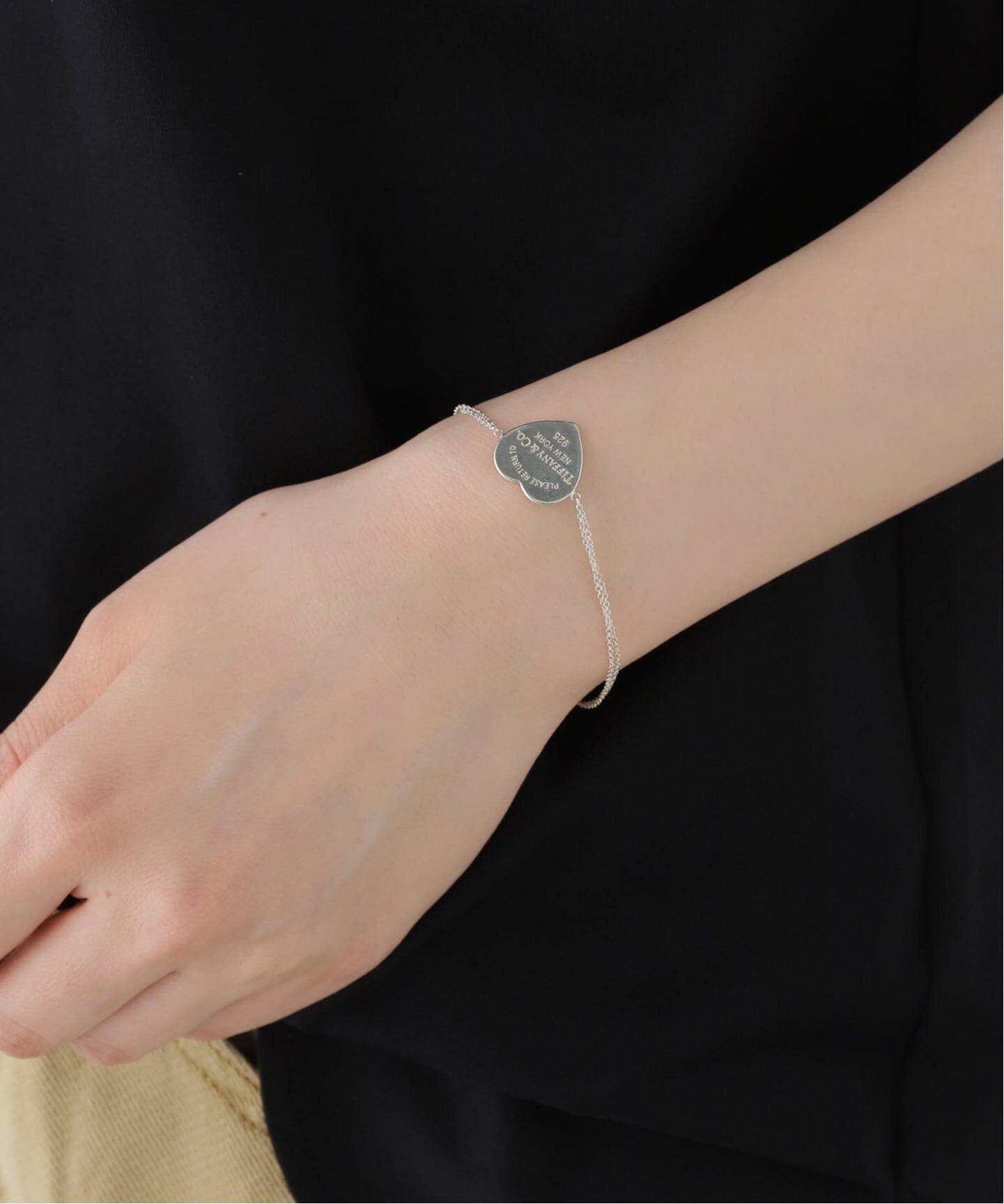 VINTAGE TIFFANY&Co./ティファニー】Return to heart double chain