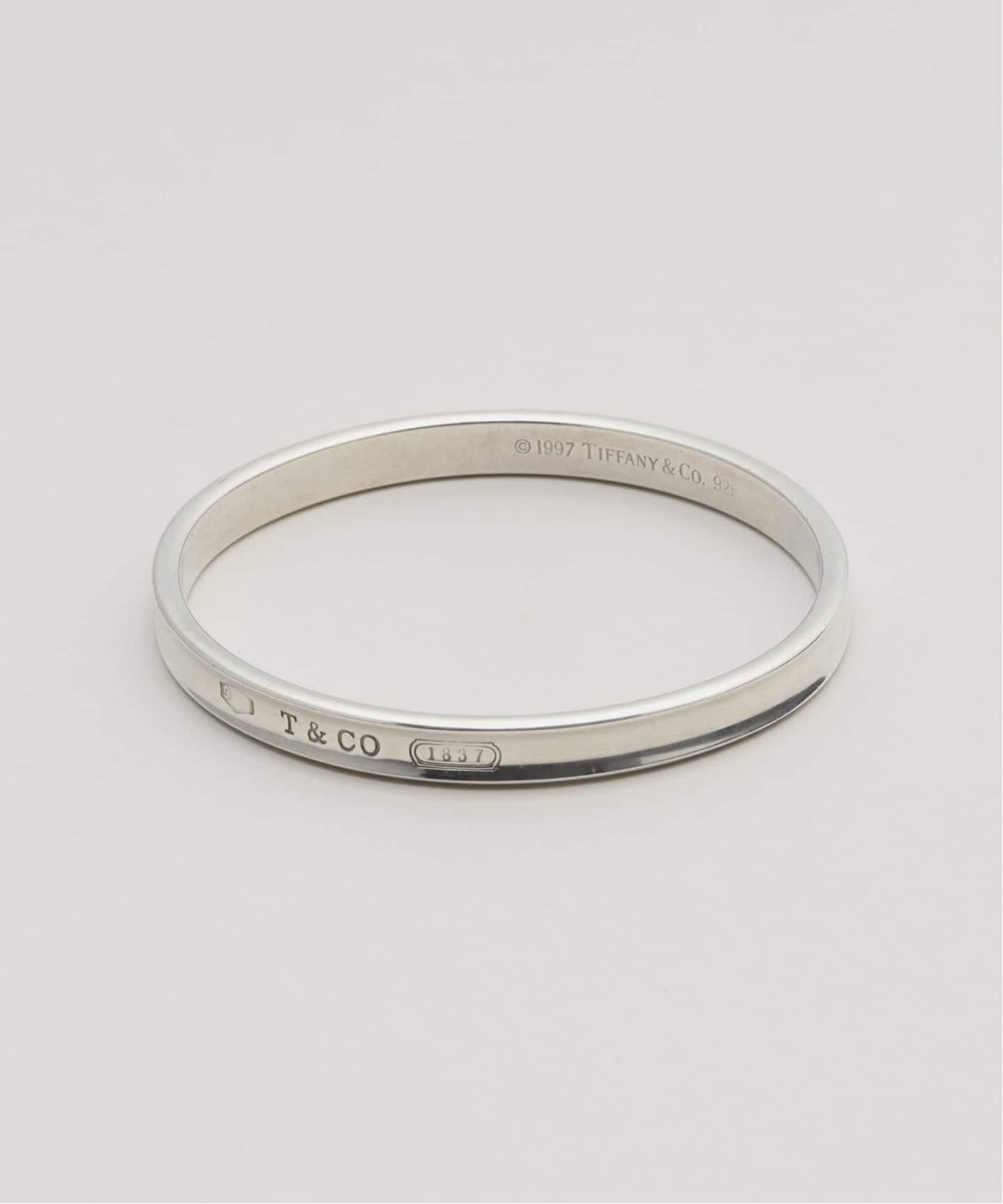 マチルダTiffany& Co. ティファニー　1837 バングル　925 TIFFANY&Co.】ティファニー ナロー バングル シルバー925