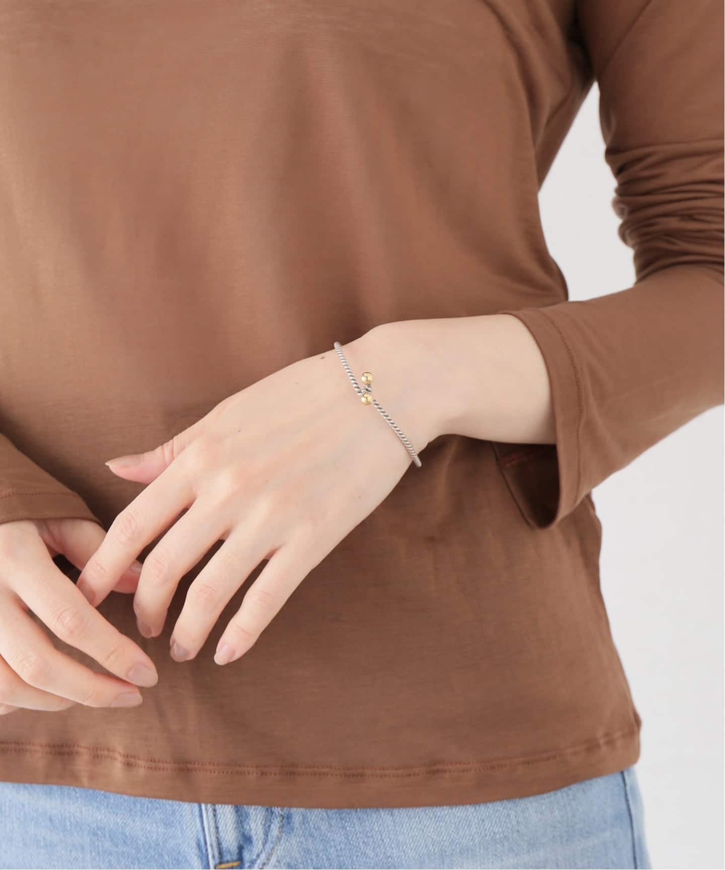 アクセサリー TIFFANY&Co. vintage twist bangle VINTAGE TIFFANY&Co./ティファニー】 Double eye twist bangle