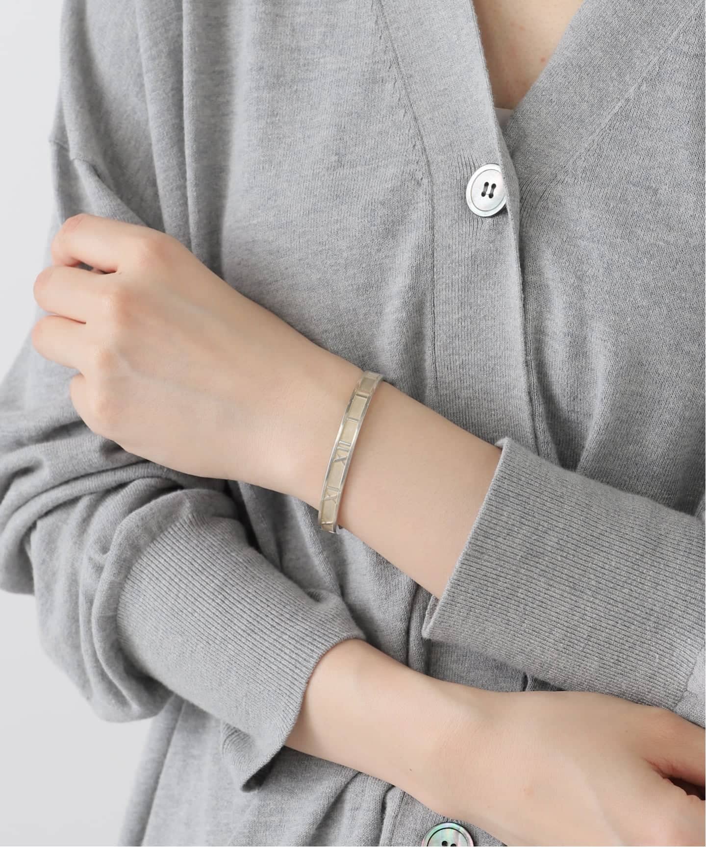 VINTAGE TIFFANY&Co./ティファニー】Atlas cuff bangle