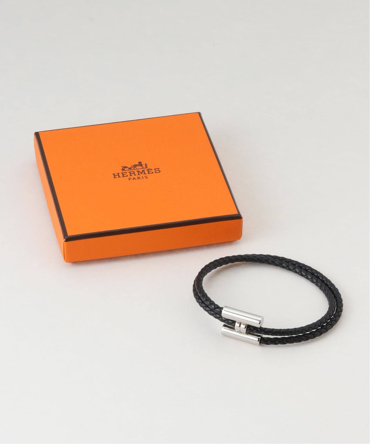 VINTAGE HERMES/エルメス】Tournis bracelet tressee(ブレスレット VINTAGE HERMES/エルメス】Tournis bracelet tressee(ブレスレット