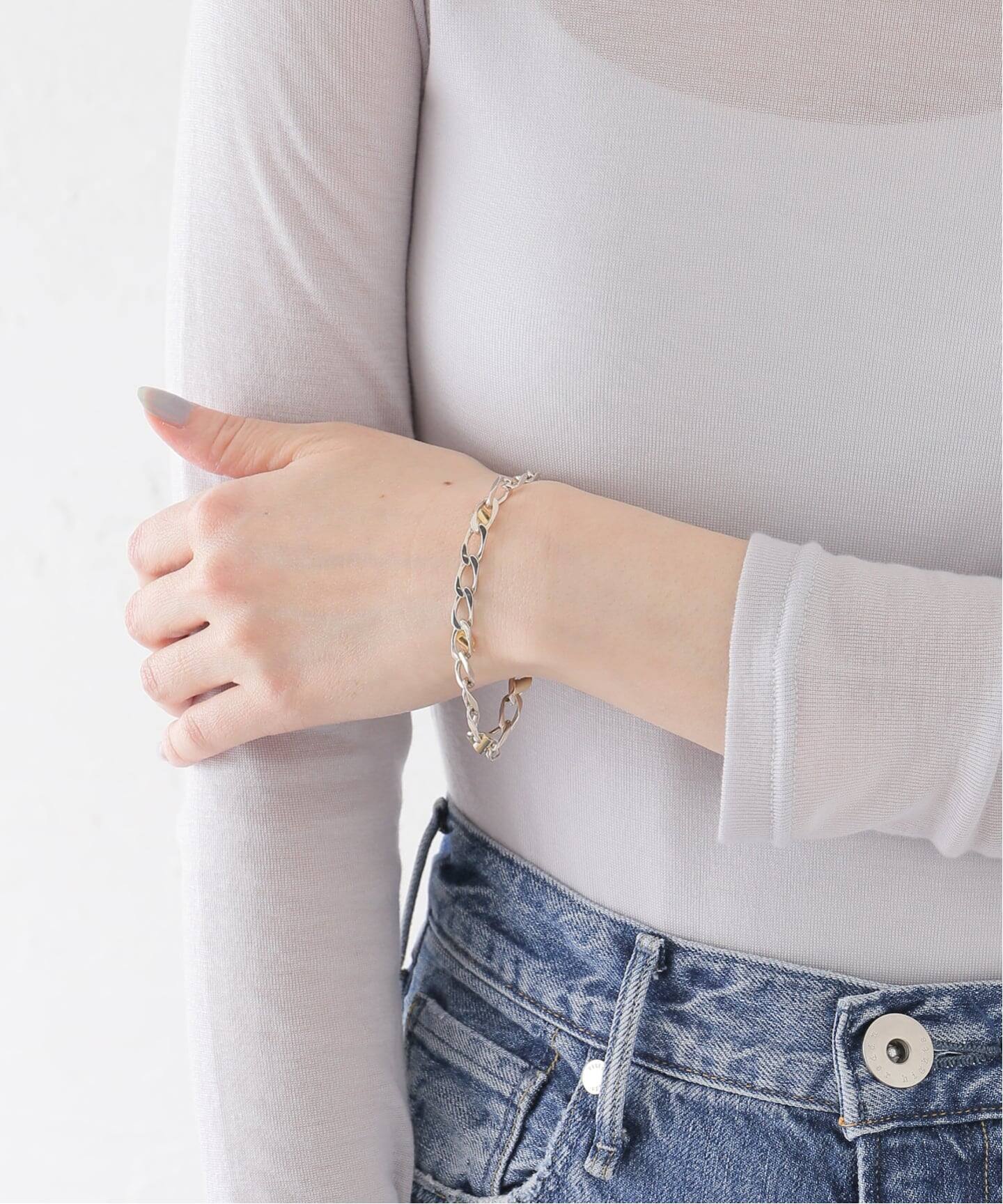 VINTAGE TIFFANY&Co./ティファニー】Figaro chain link bracelet