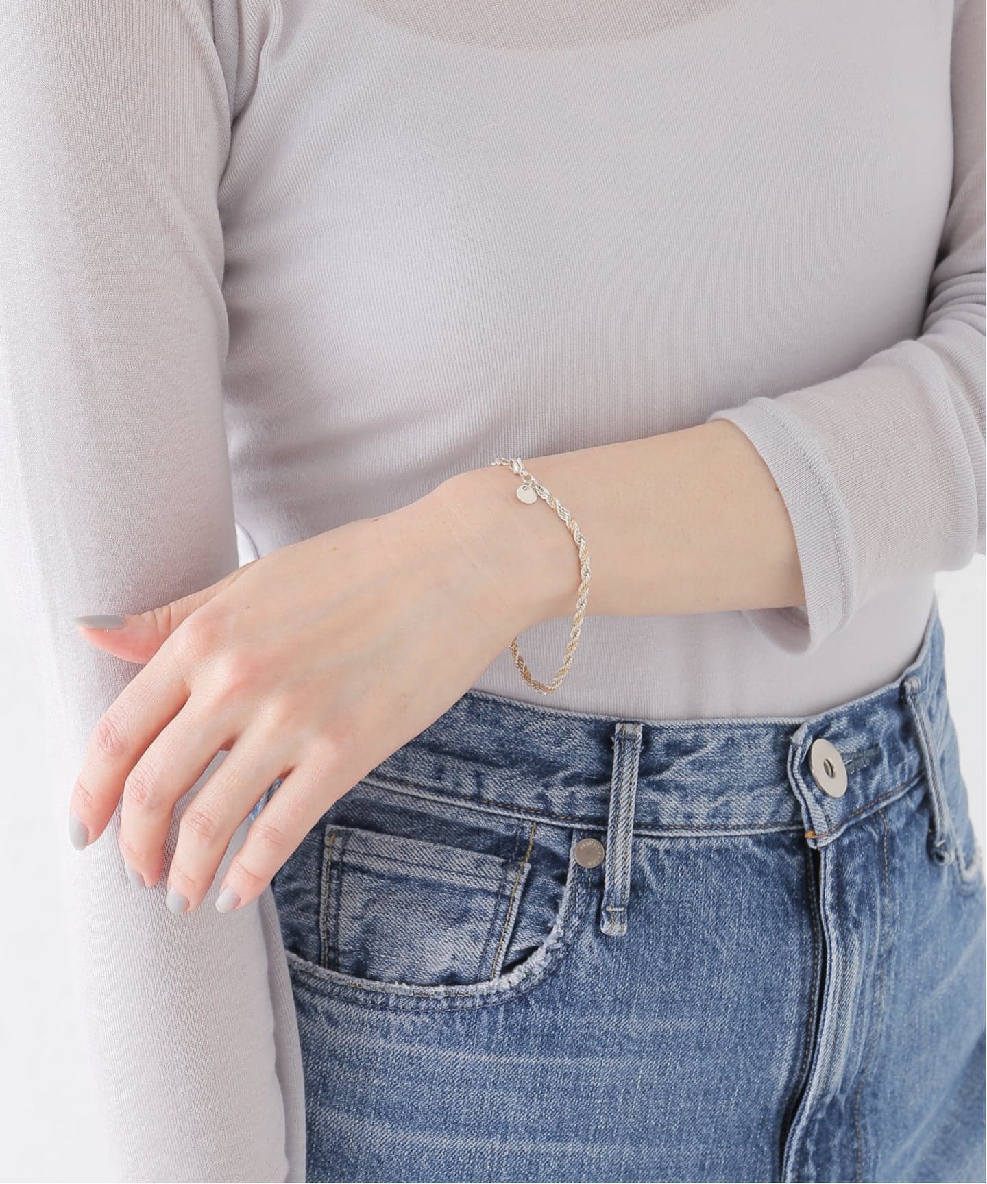アクセサリー Tiffany 18K combi twist rope bracelet VINTAGE TIFFANY&Co./ティファニー】Twist rope bracelet