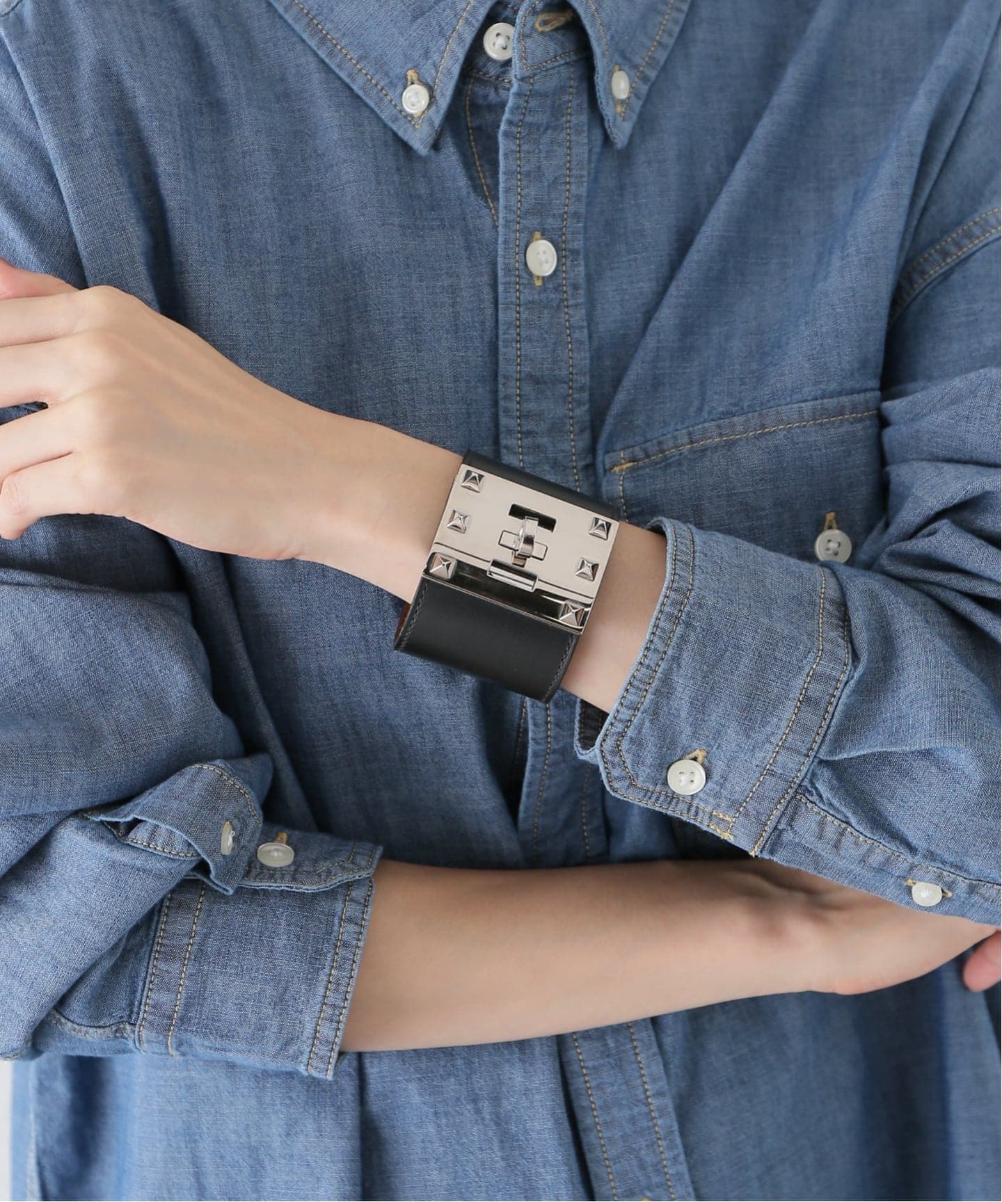 VINTAGE HERMES/エルメス】Kelly dog bracelet（ブレスレット