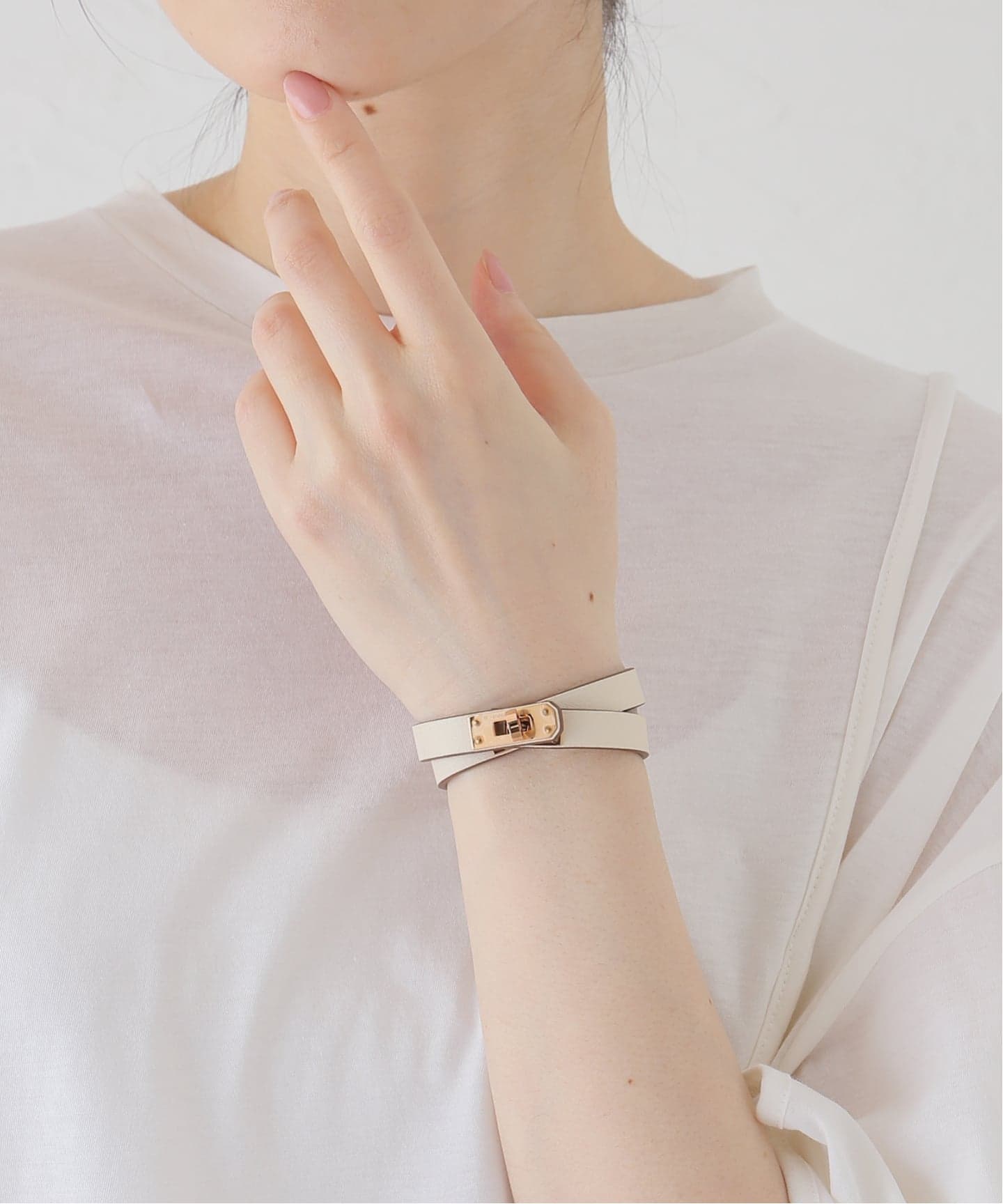 HERMES/エルメス】 Mini kelly double tour bracelet（ブレスレット