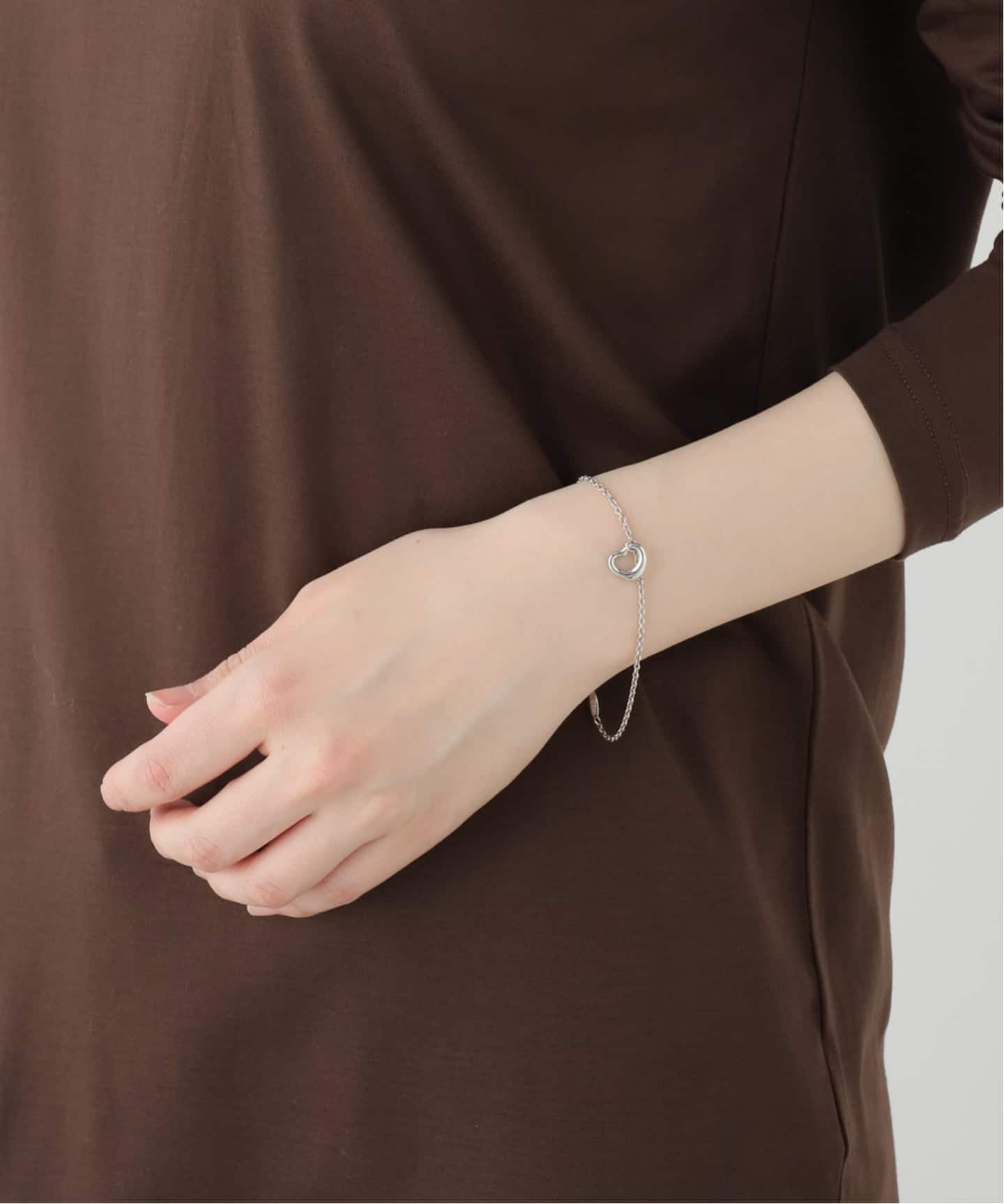 VINTAGE TIFFANY&Co./ティファニー】Open heart bracelet