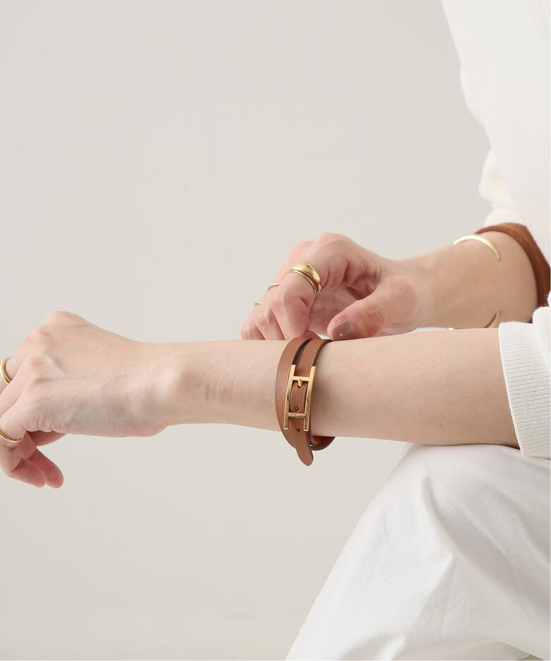 HERMES/エルメス】Hapi double tour bracelet（ブレスレット・バングル 