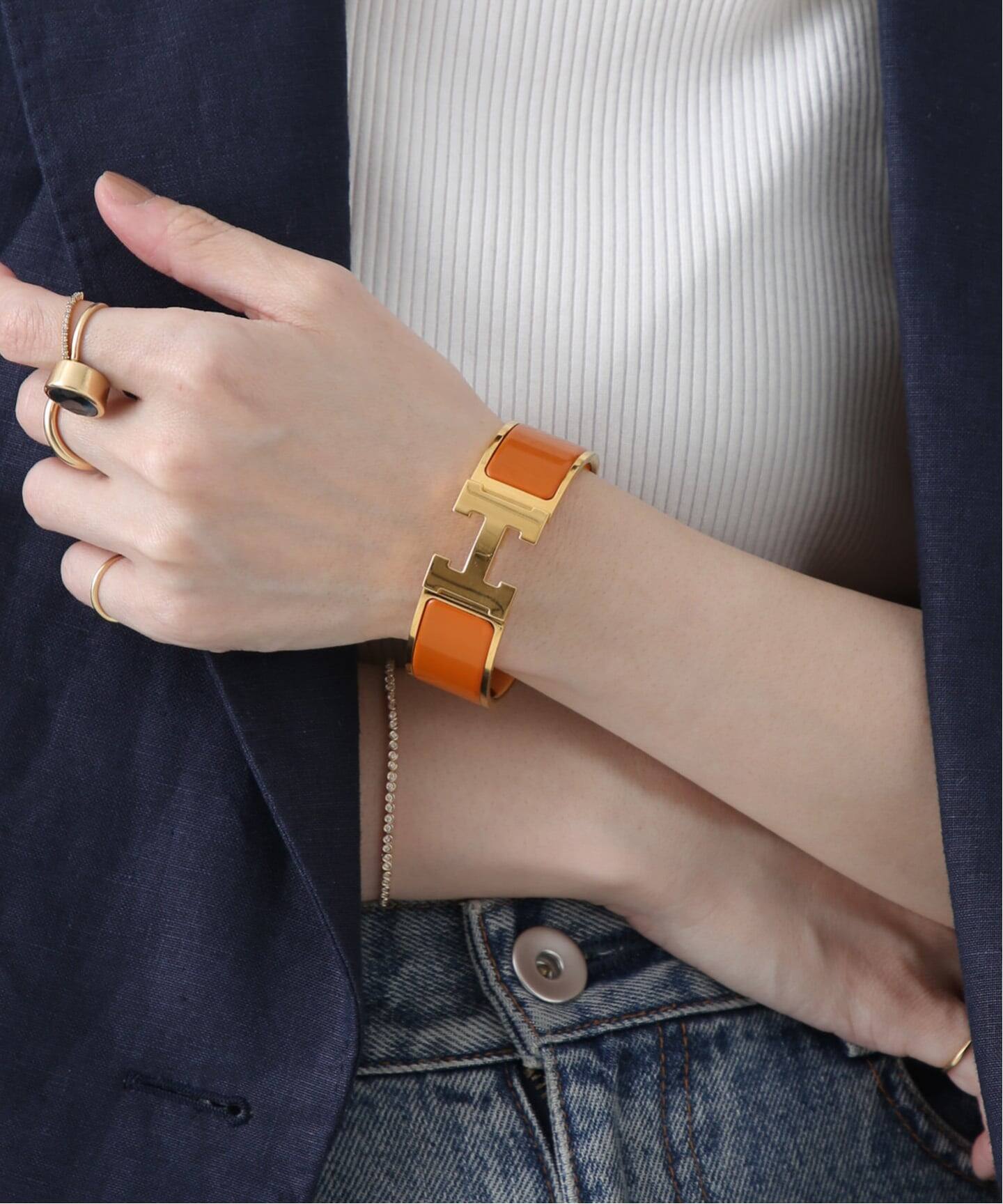 HERMES/エルメス】 Clic clac H bangle（ブレスレット・バングル 