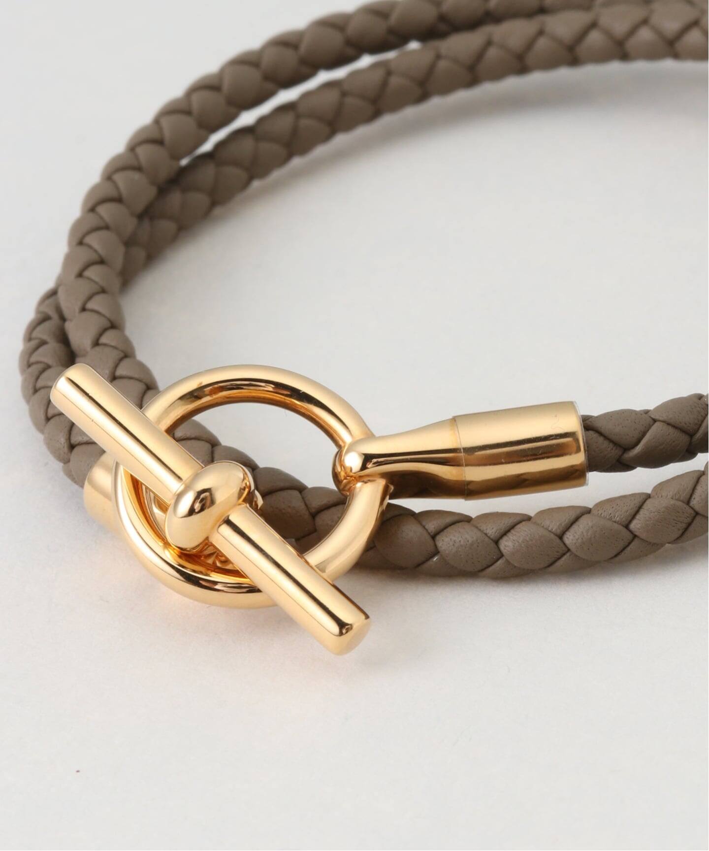 VINTAGE HERMES/エルメス】Glenan double tour bracelet（ブレスレット