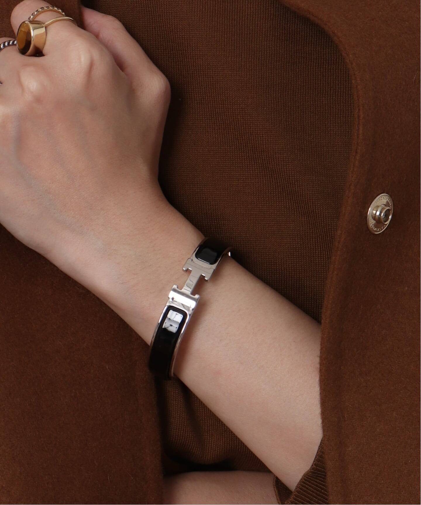 VINTAGE HERMES/エルメス】 Clic H bangle（ブレスレット・バングル 