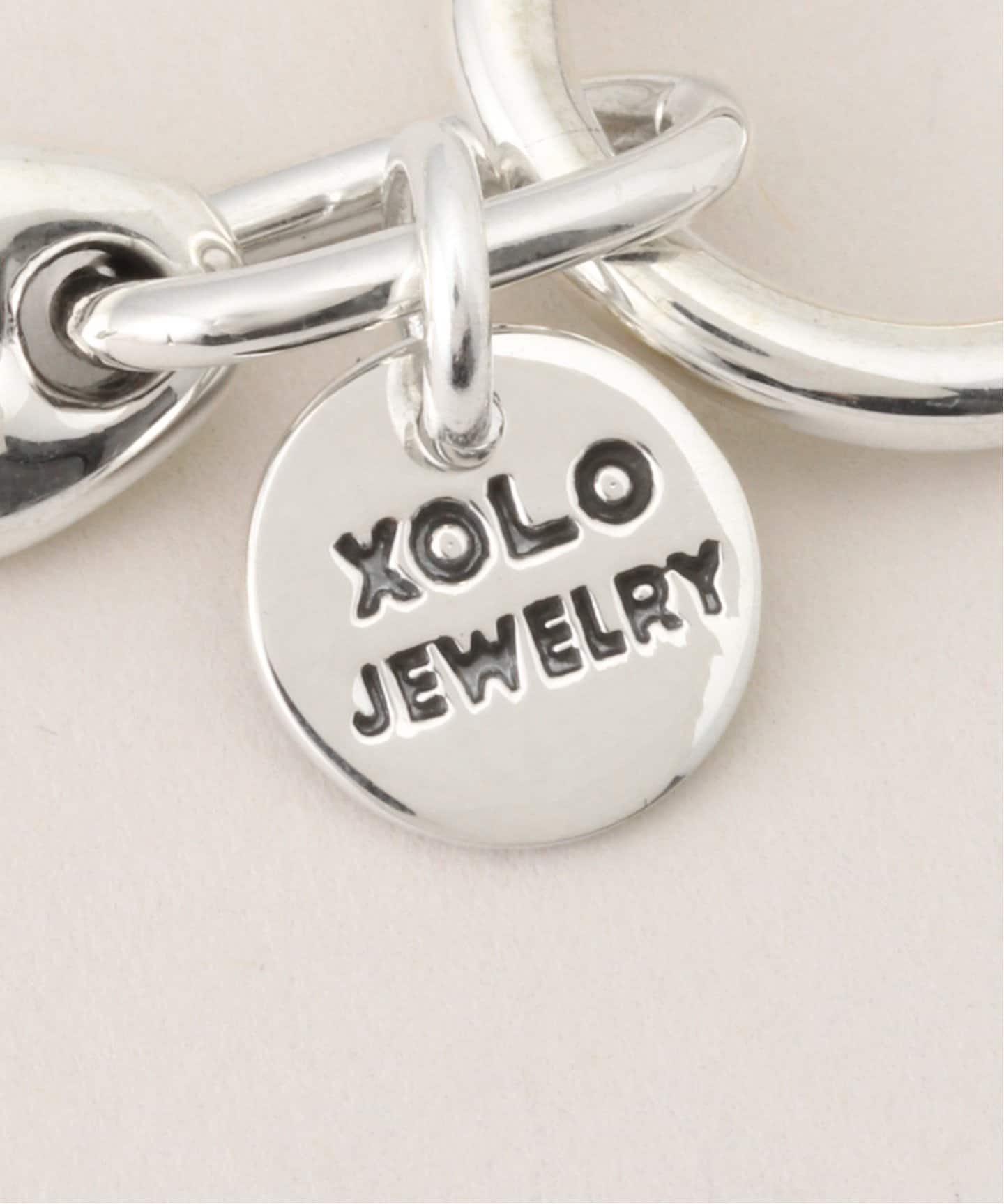 【箱付/美品】XOLO Caviar Link Bracelet 8mm XOLO JEWELRY Caviar Link Bracelet 8mm | MAROON