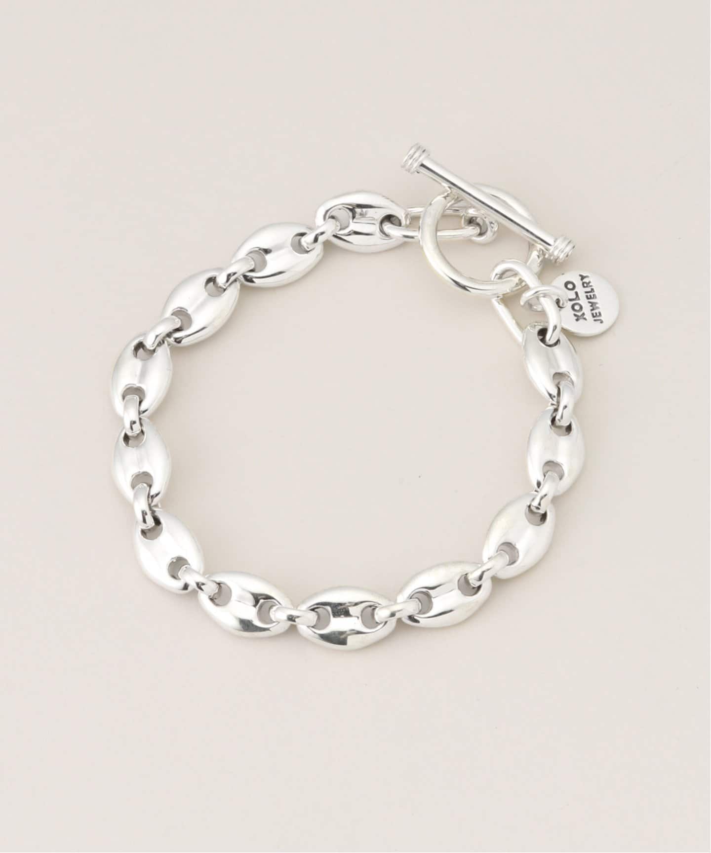 XOLO jewelry シルバー オープンバングル　ブレスレット　シルバー XOLO JEWELRY / ショロ ジュエリー】ID Basic Link BL-8mm