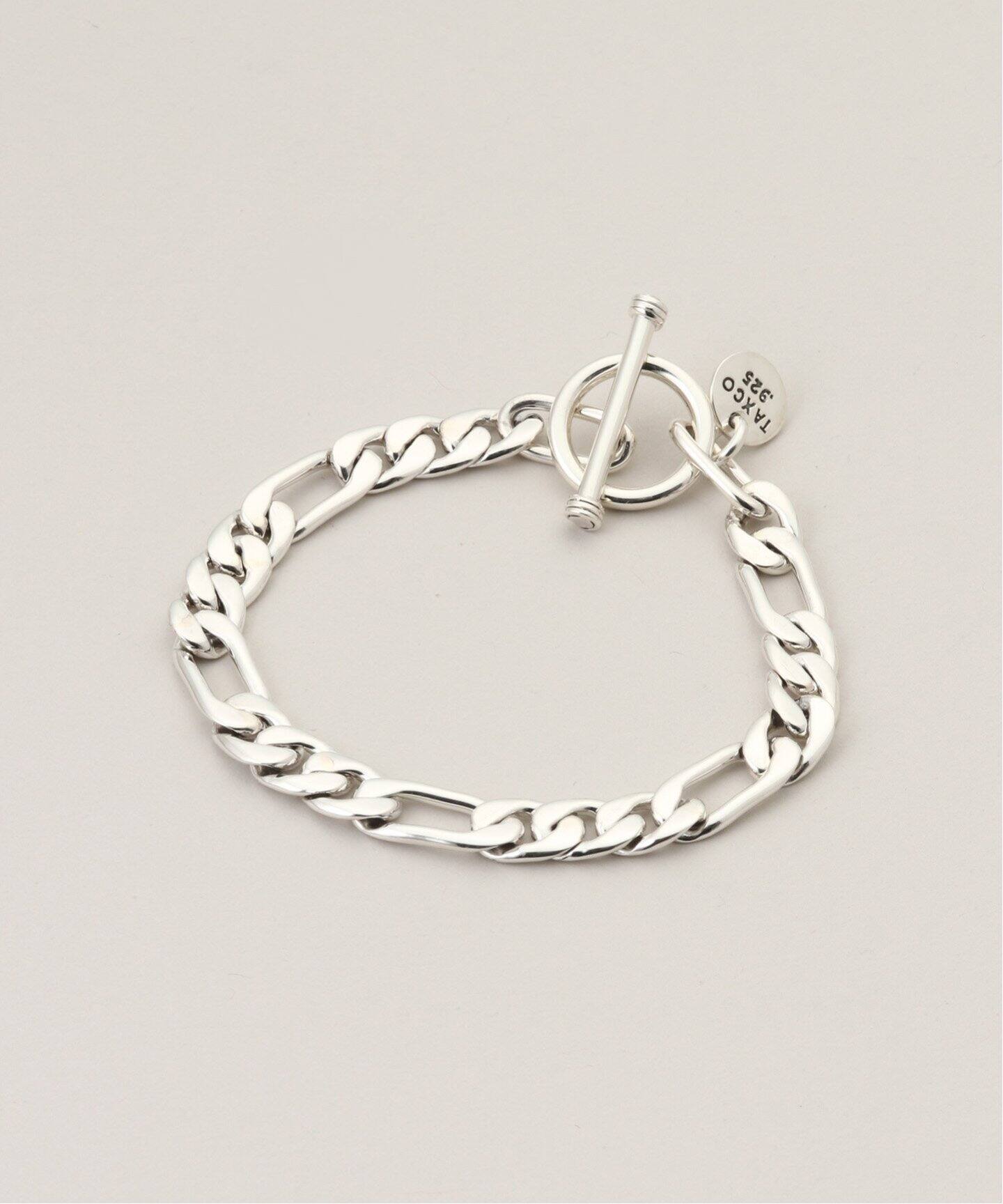 XOLO JEWERLY / ショロ ジュエリー 】Figaro Link Bracelet 19cm -8mm 
