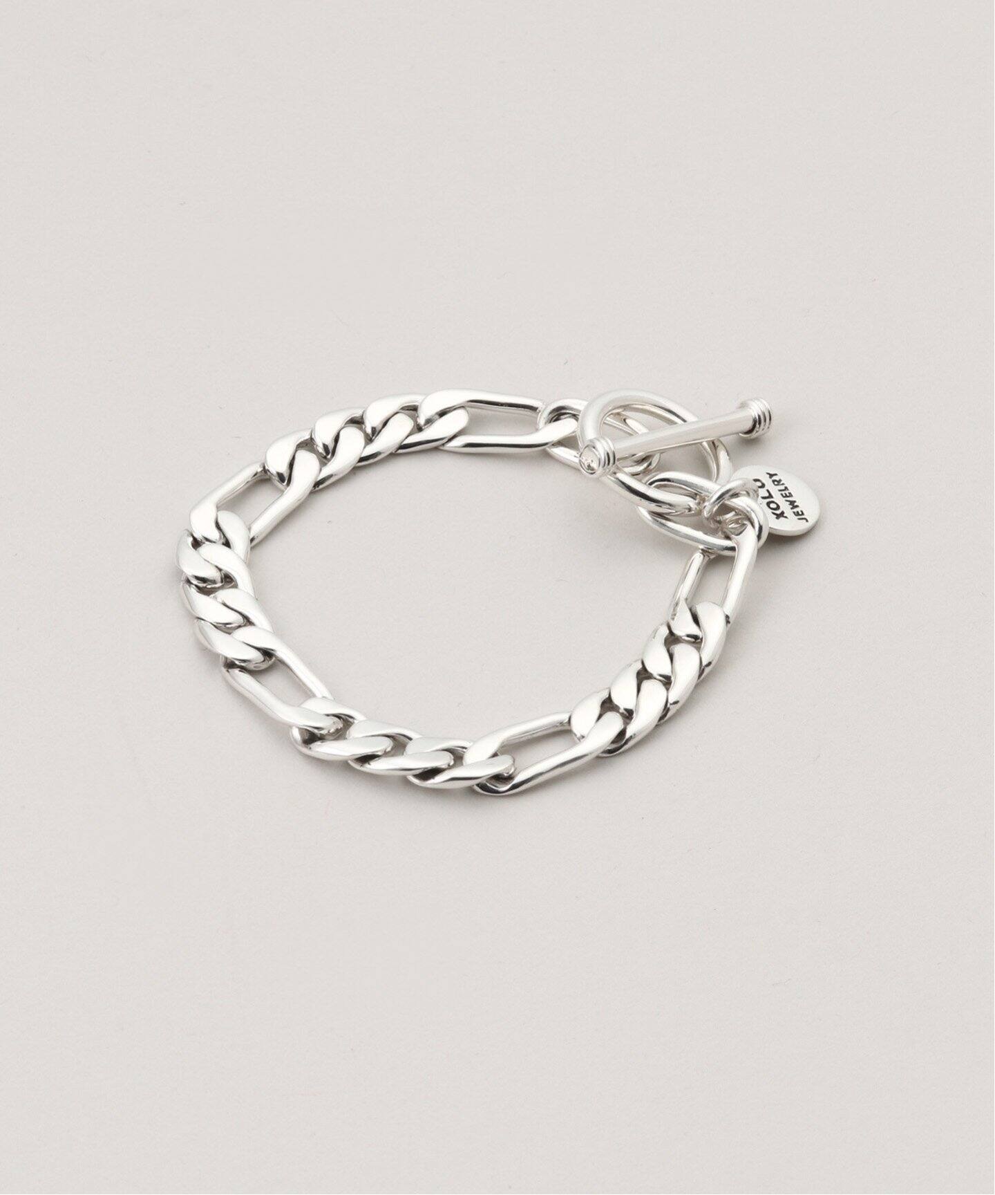 XOLO JEWERLY / ショロ ジュエリー 】Figaro Link Bracelet 17cm - 8mm 