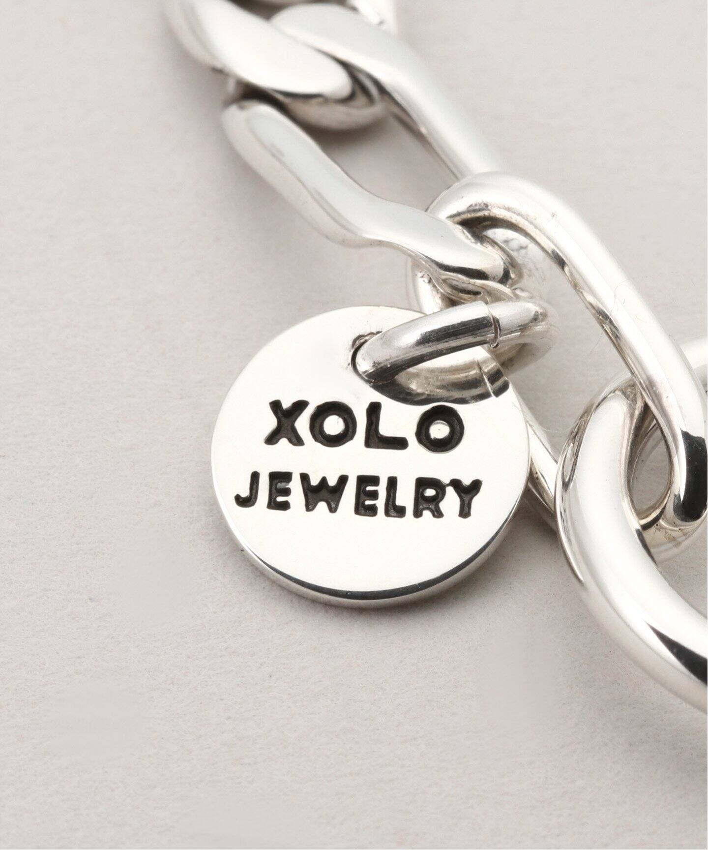 XOLO JEWERLY / ショロ ジュエリー 】Figaro Link Bracelet 17cm - 8mm 