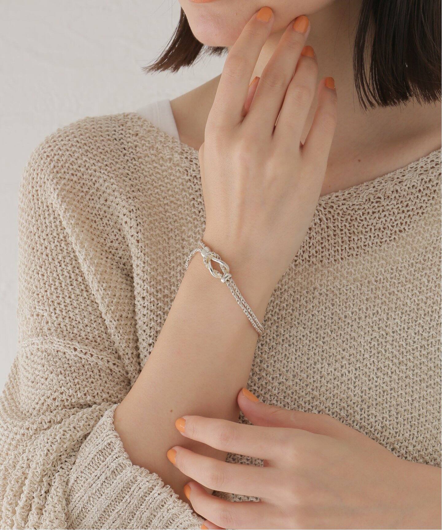 VINTAGE TIFFANY&Co./ティファニー】Center knot w rope bracelet  