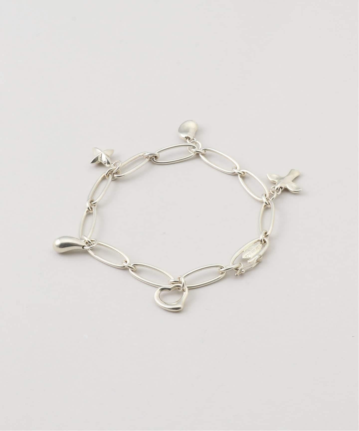VINTAGE TIFFANY&Co./ティファニー】5charm bracelet oval link