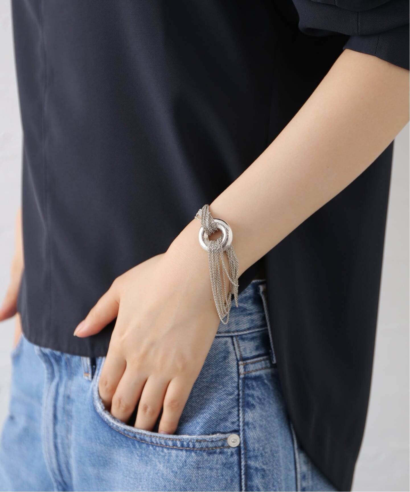 VINTAGE TIFFANY&Co./ティファニー】10low chain toggle circle