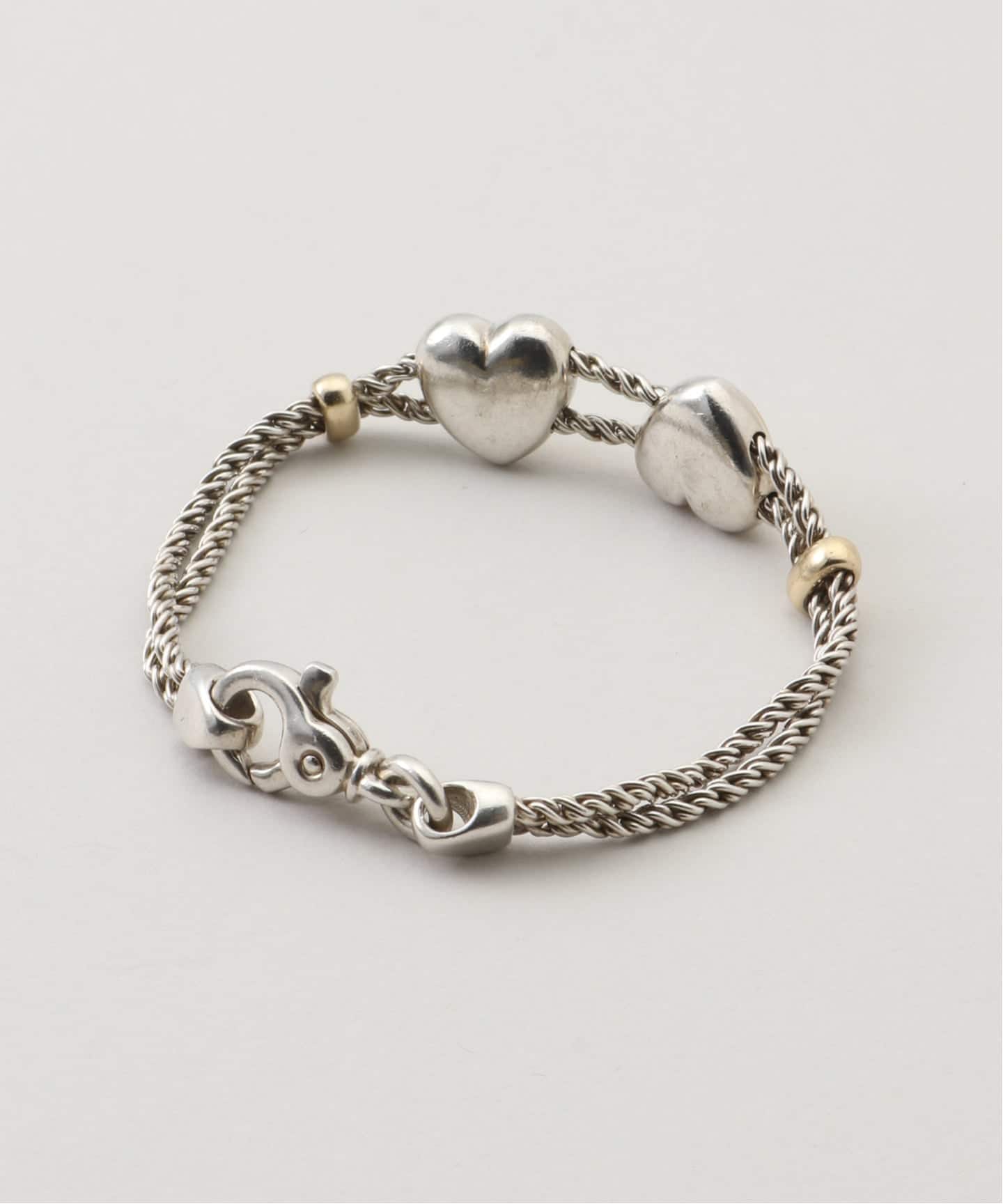 T&Co Tiffany ティファニー　パフハート　ブレスレット　バングル TIFFANY&Co. 極 美品 保存箱付 ティファニー パフハート