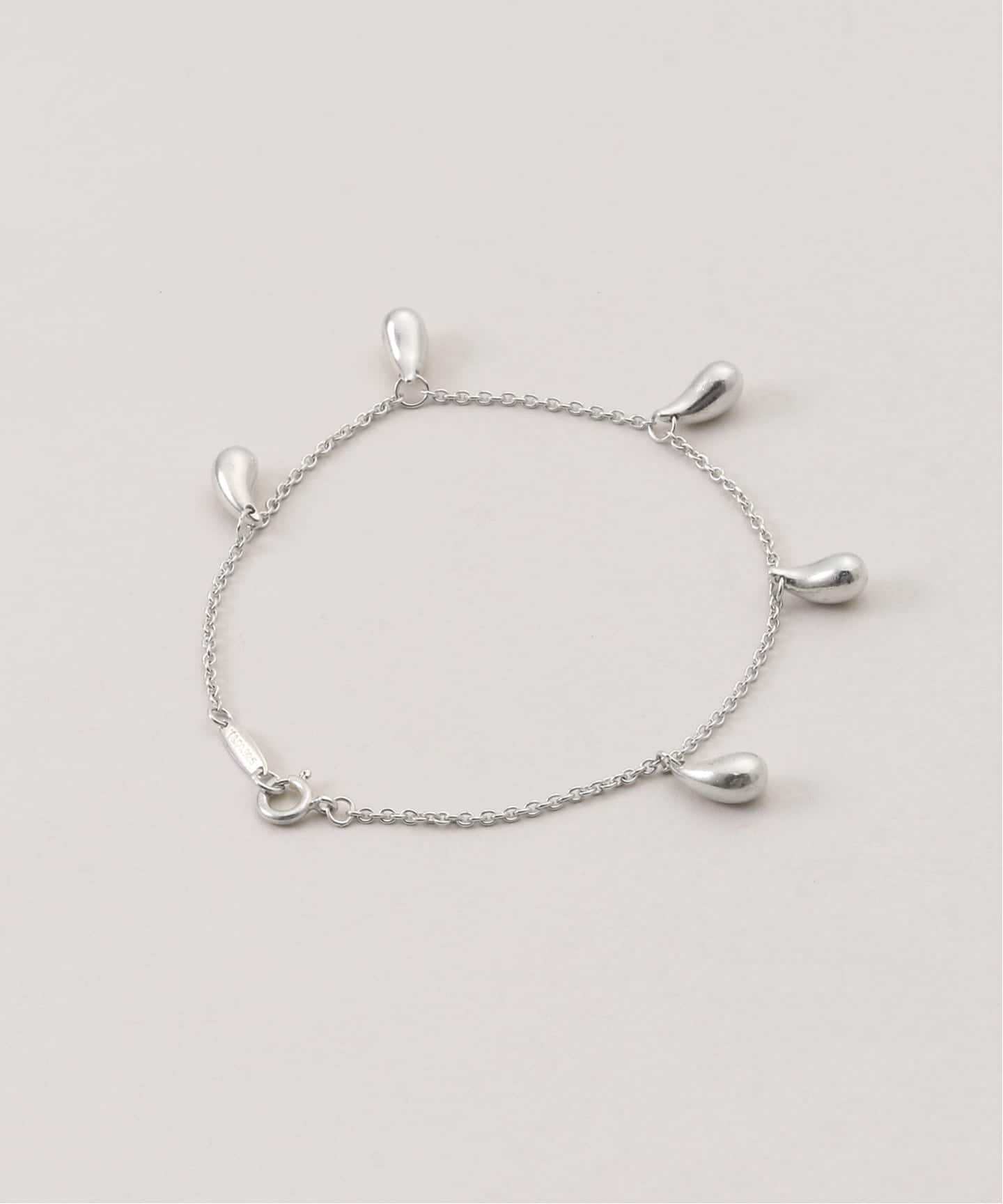 VINTAGE TIFFANY&Co./ティファニー】 Tear drop bracelet 5charms
