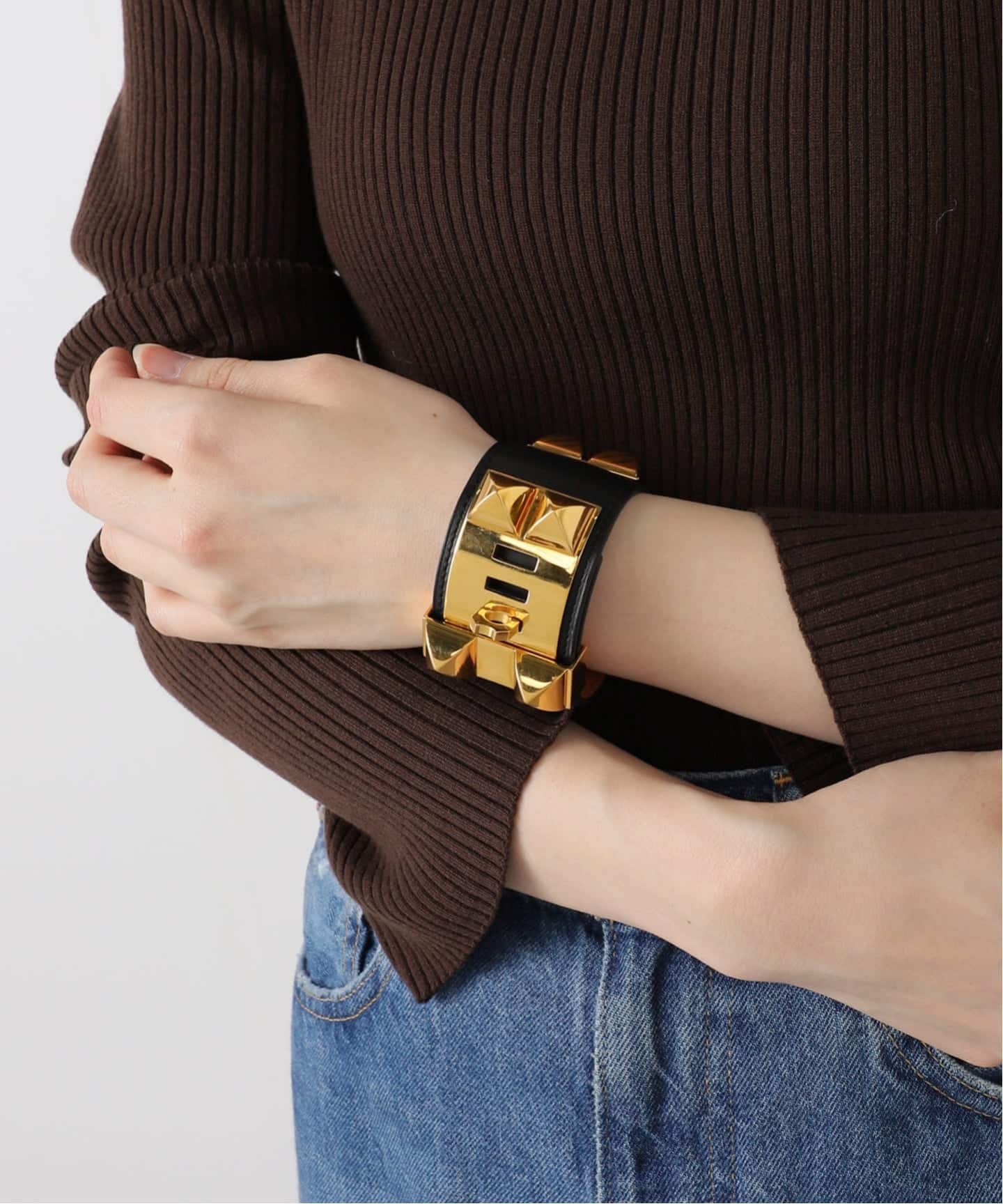 VINTAGE HERMES/エルメス】Collier de chien bracelet（ブレスレット