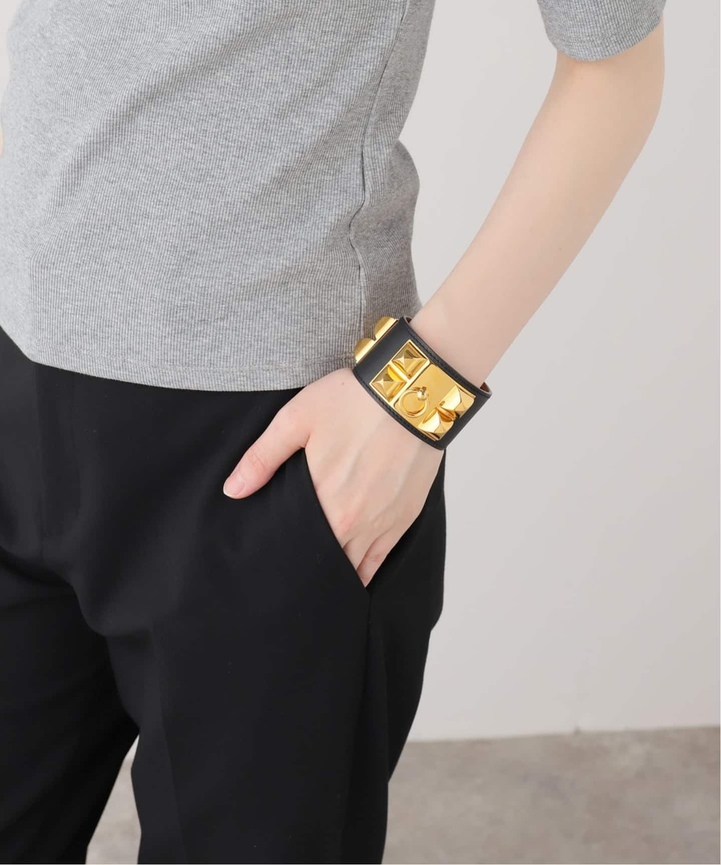 HERMES/エルメス】 Collier de chien bangle（ブレスレット・バングル