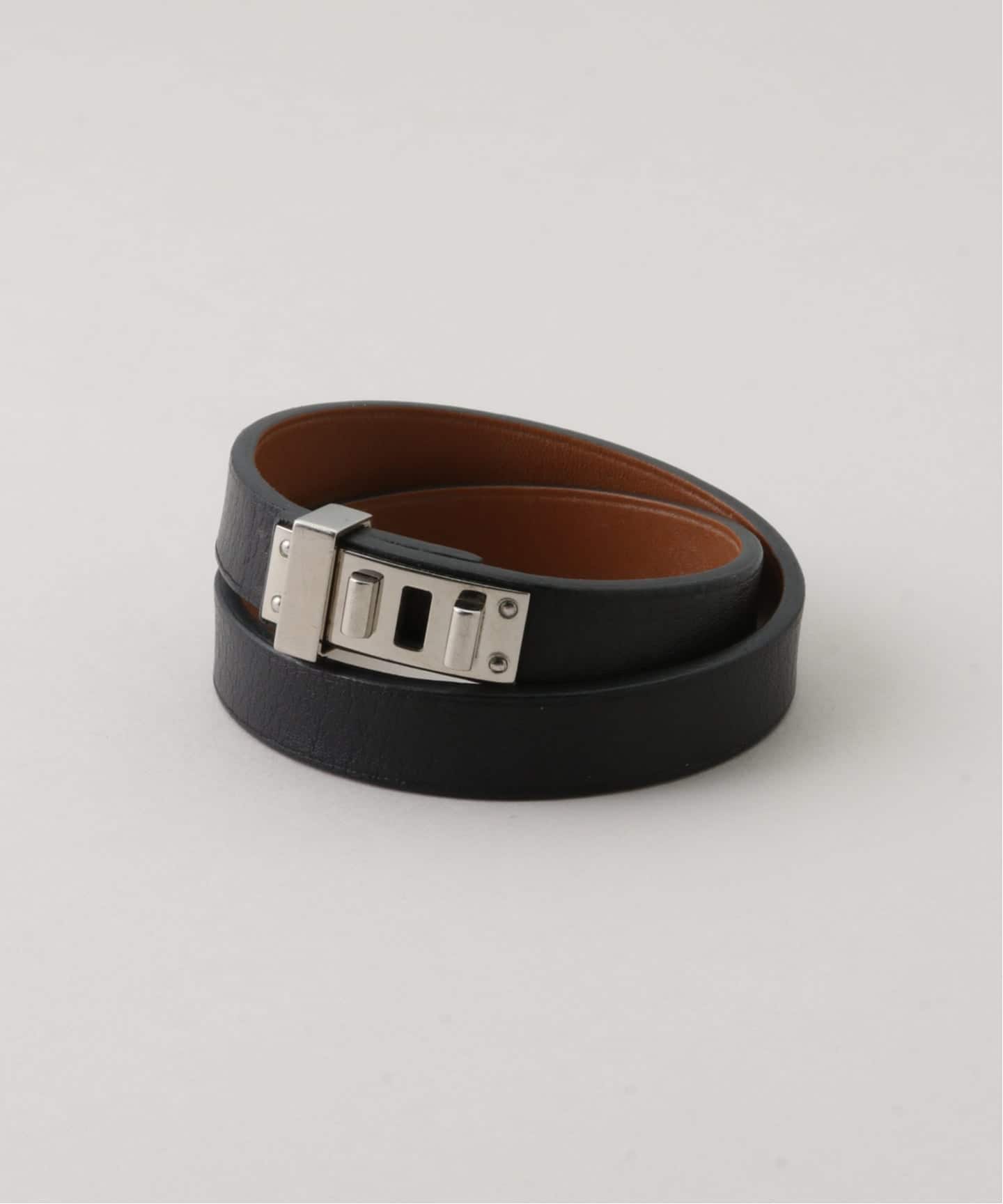 HERMES ミニドッグ ドゥブルトゥール HERMES/エルメス】Mini dog Double Tour bracelet（ブレスレット