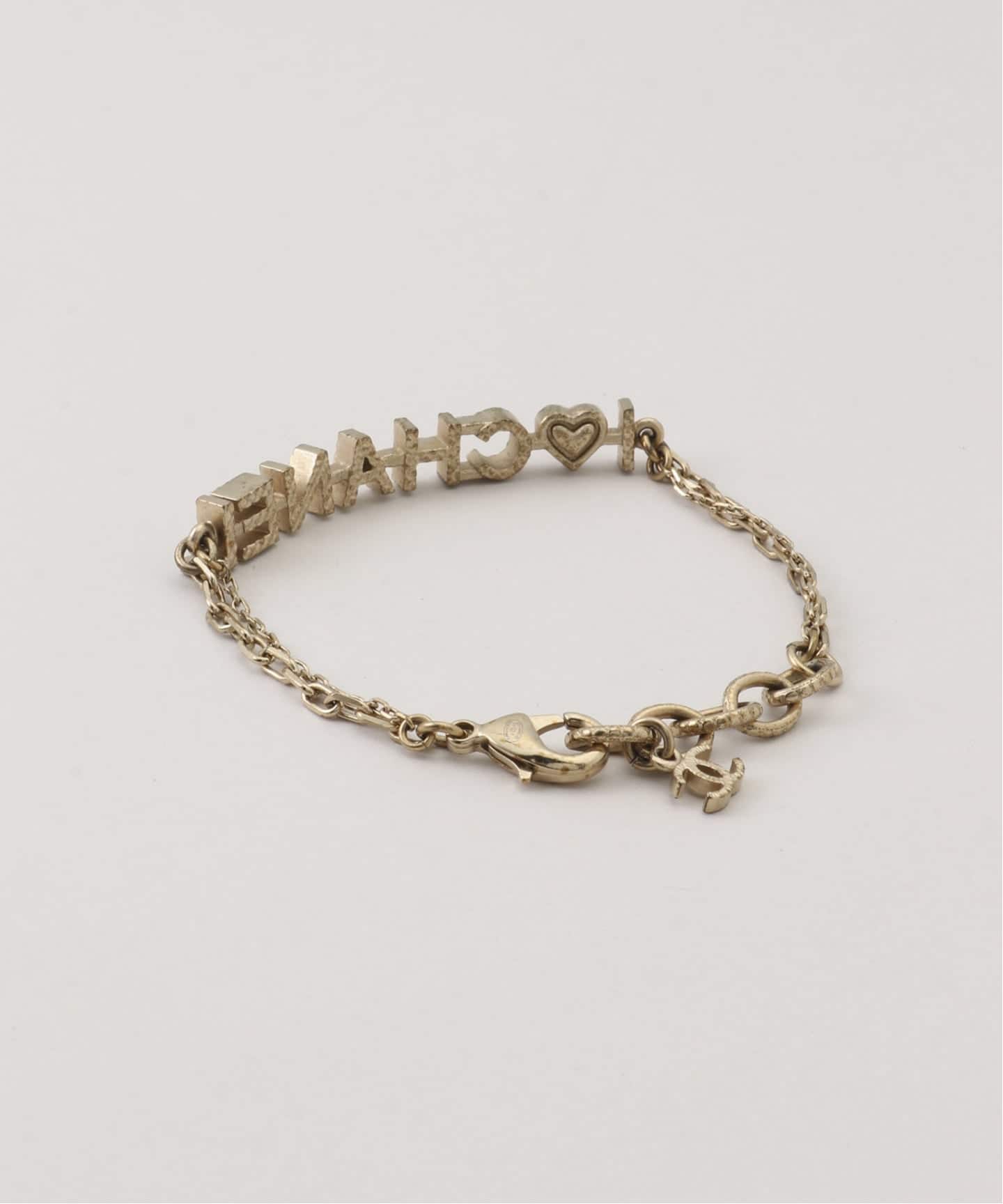 CHANEL/シャネル】 bracelet logo heart（ブレスレット・バングル