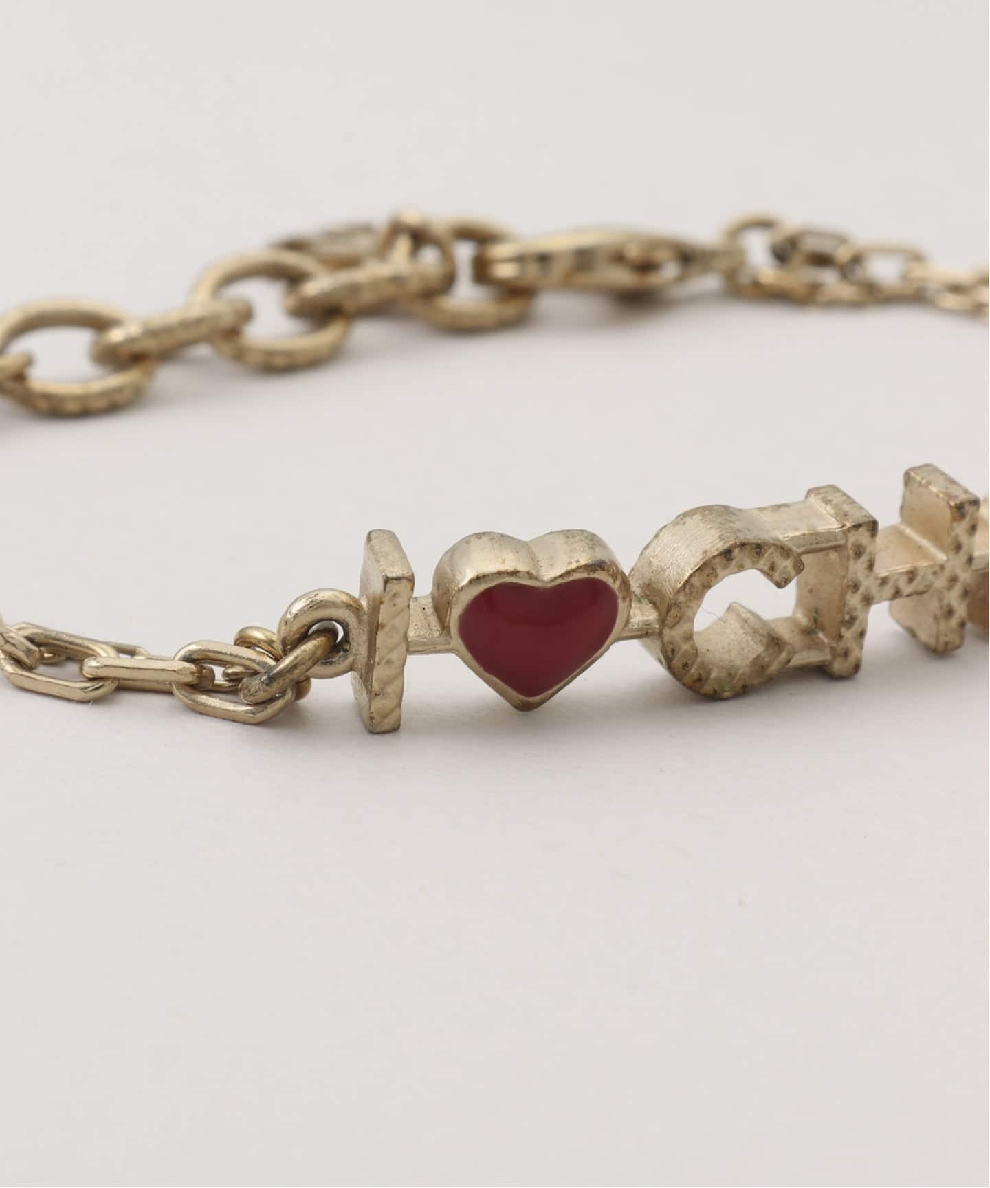 CHANEL/シャネル】 bracelet logo heart（ブレスレット・バングル