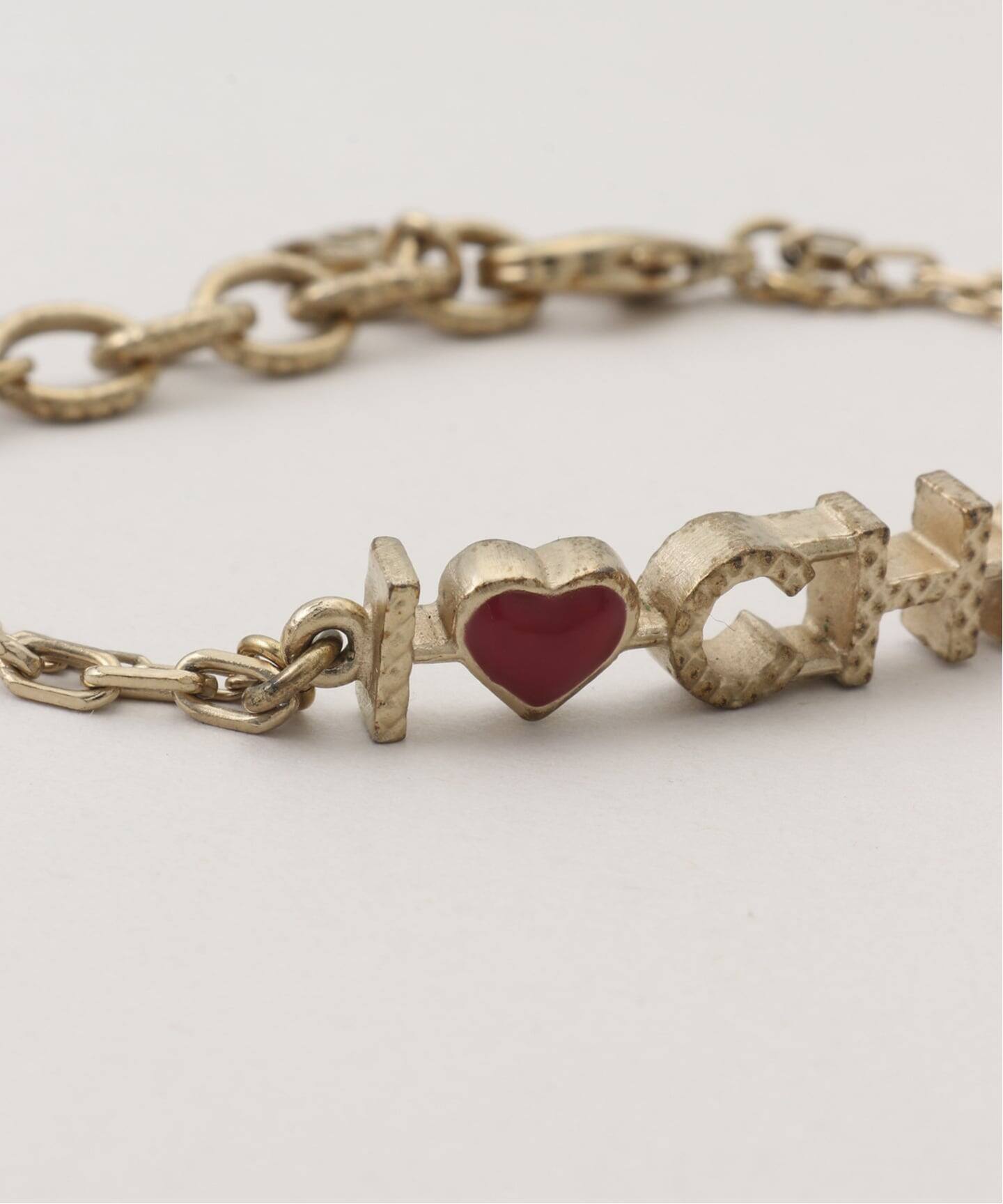 CHANEL/シャネル】 bracelet logo heart（ブレスレット・バングル 