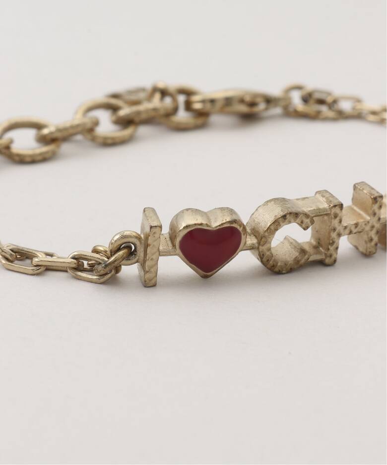 CHANEL/シャネル】 bracelet logo heart（ブレスレット・バングル 
