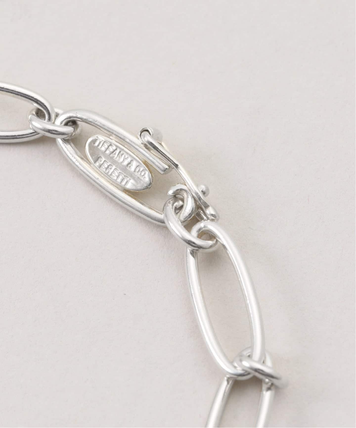 VINTAGE TIFFANY&Co./ティファニー】Curved heart bracelet oval link