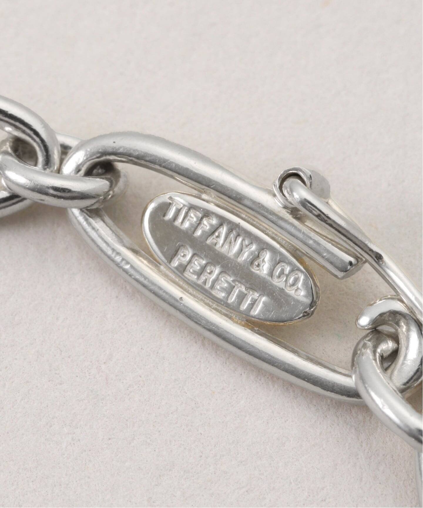 VINTAGE TIFFANY&Co./ティファニー】Curved heart bracelet oval link