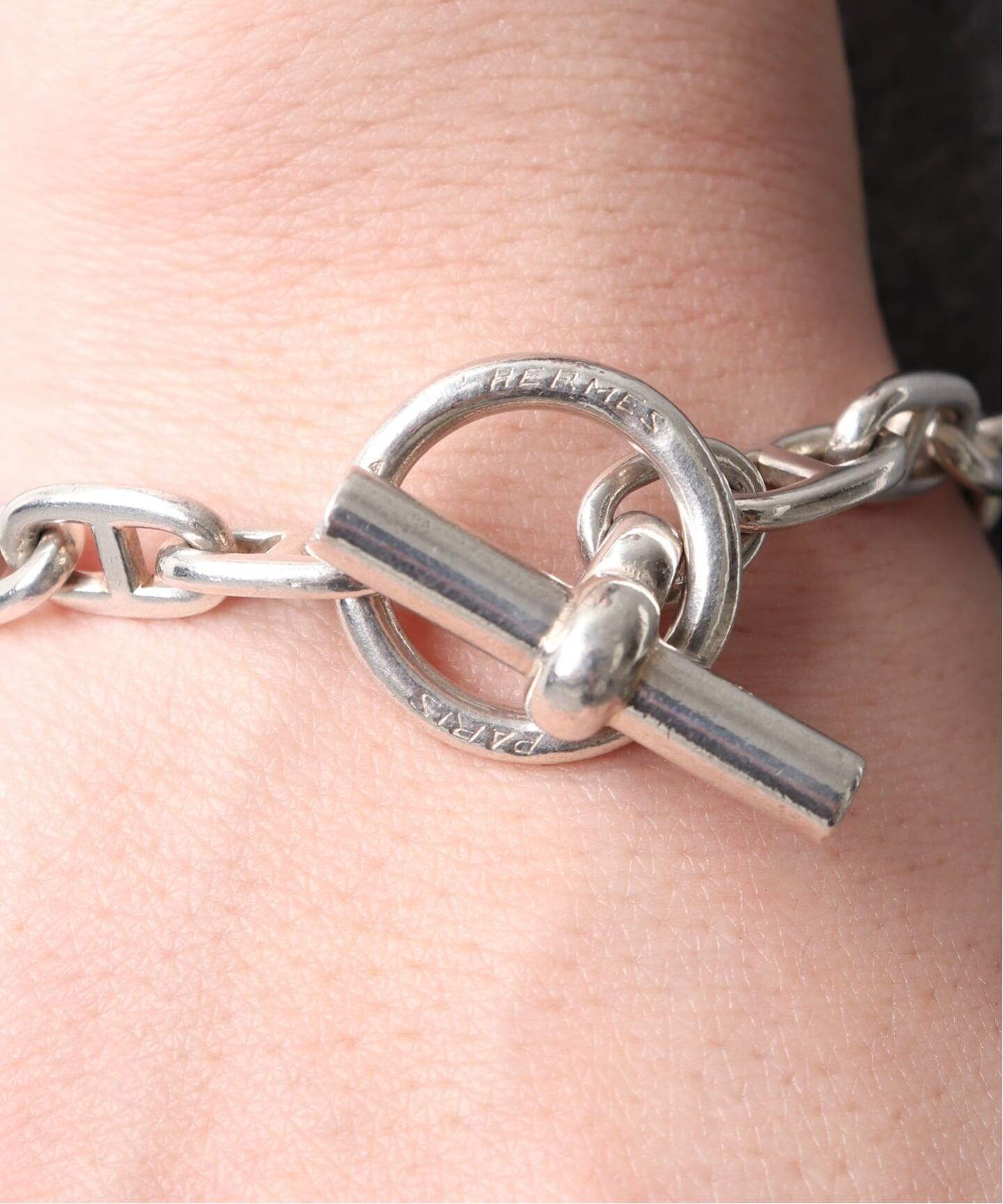 VINTAGE HERMES/エルメス】60s Chaine dAncre bracelet pm18