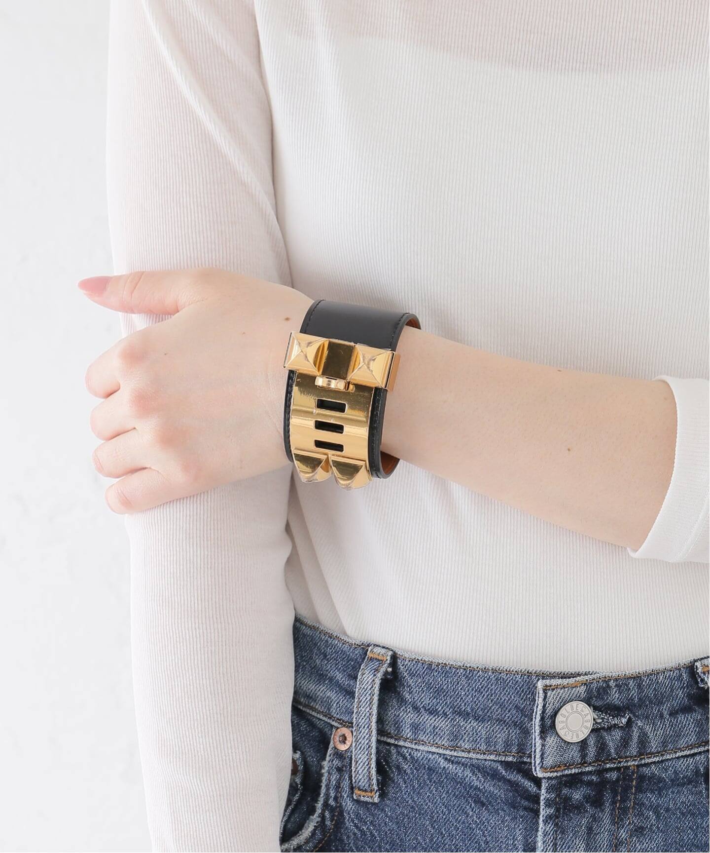 VINTAGE HERMES/エルメス】 Collier de chien bangle（ブレスレット