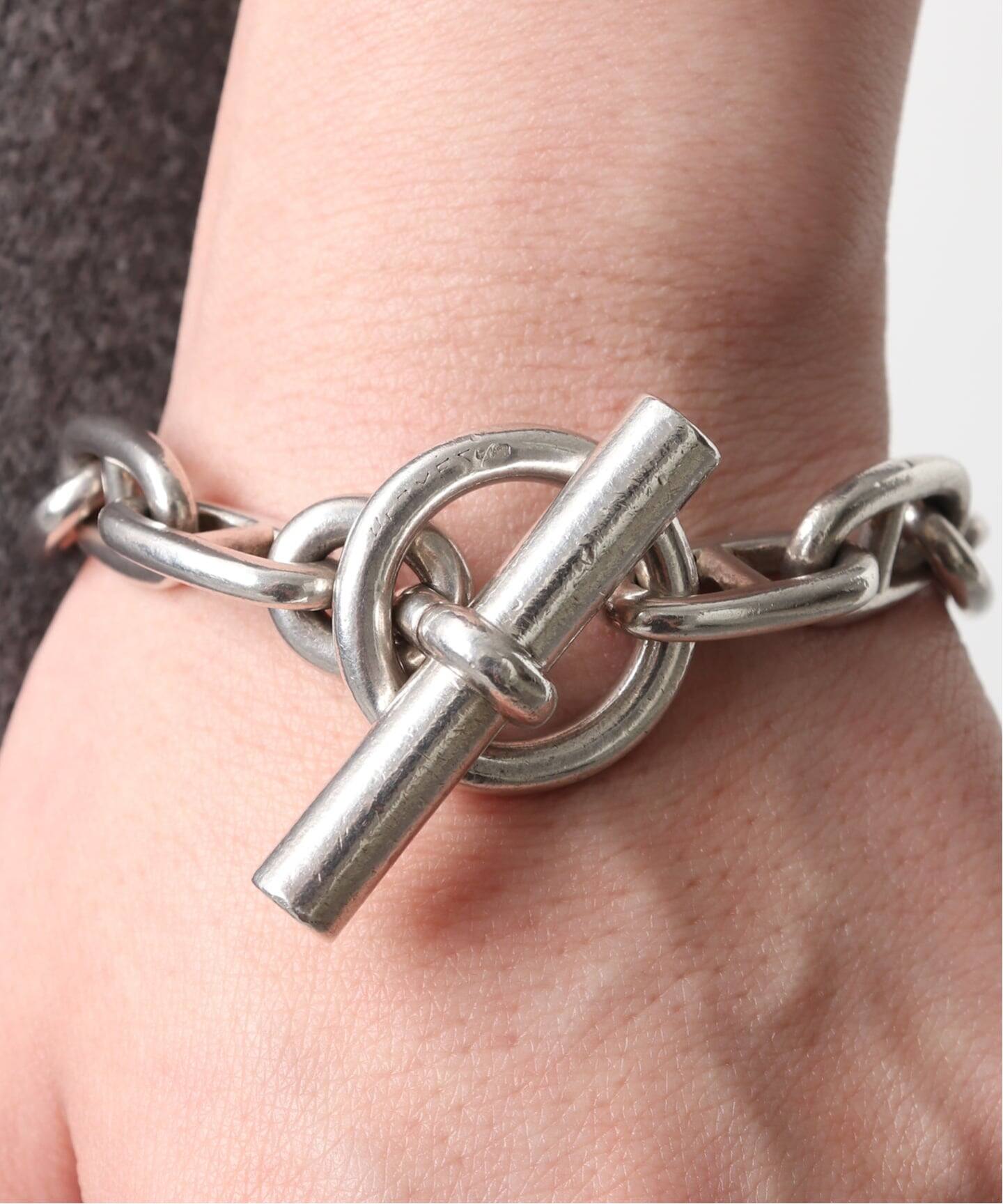 ヴィンテージ シルバーバングル ブレスレット 60s 50s エルメス ヴィンテージ シルバーバングル ブレスレット 60s 50s エルメス