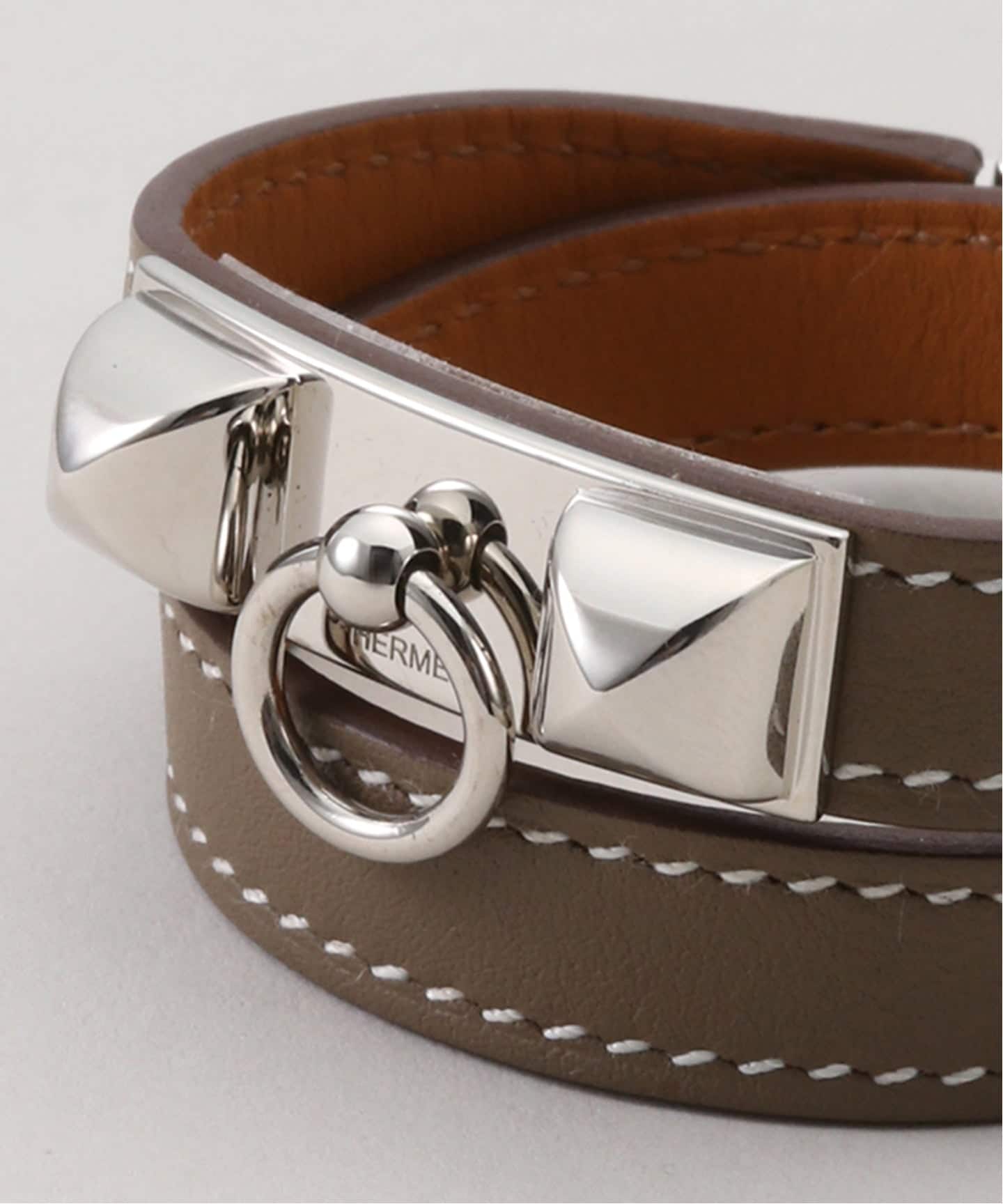 VINTAGE HERMES/エルメス】Rivale double tour bracelet（ブレスレット