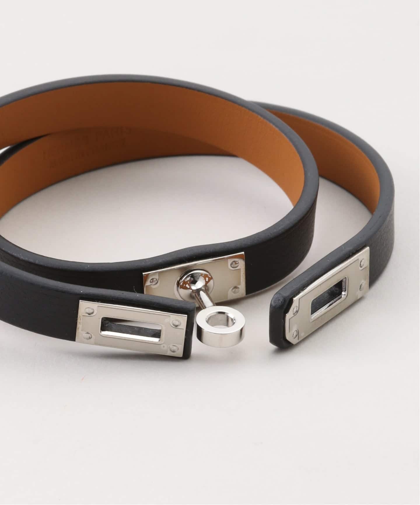 【価格交渉可】vintage HERMES ブレスレット 2点セット VINTAGE HERMES/エルメス】Kelly double tour bracelet（ブレスレット