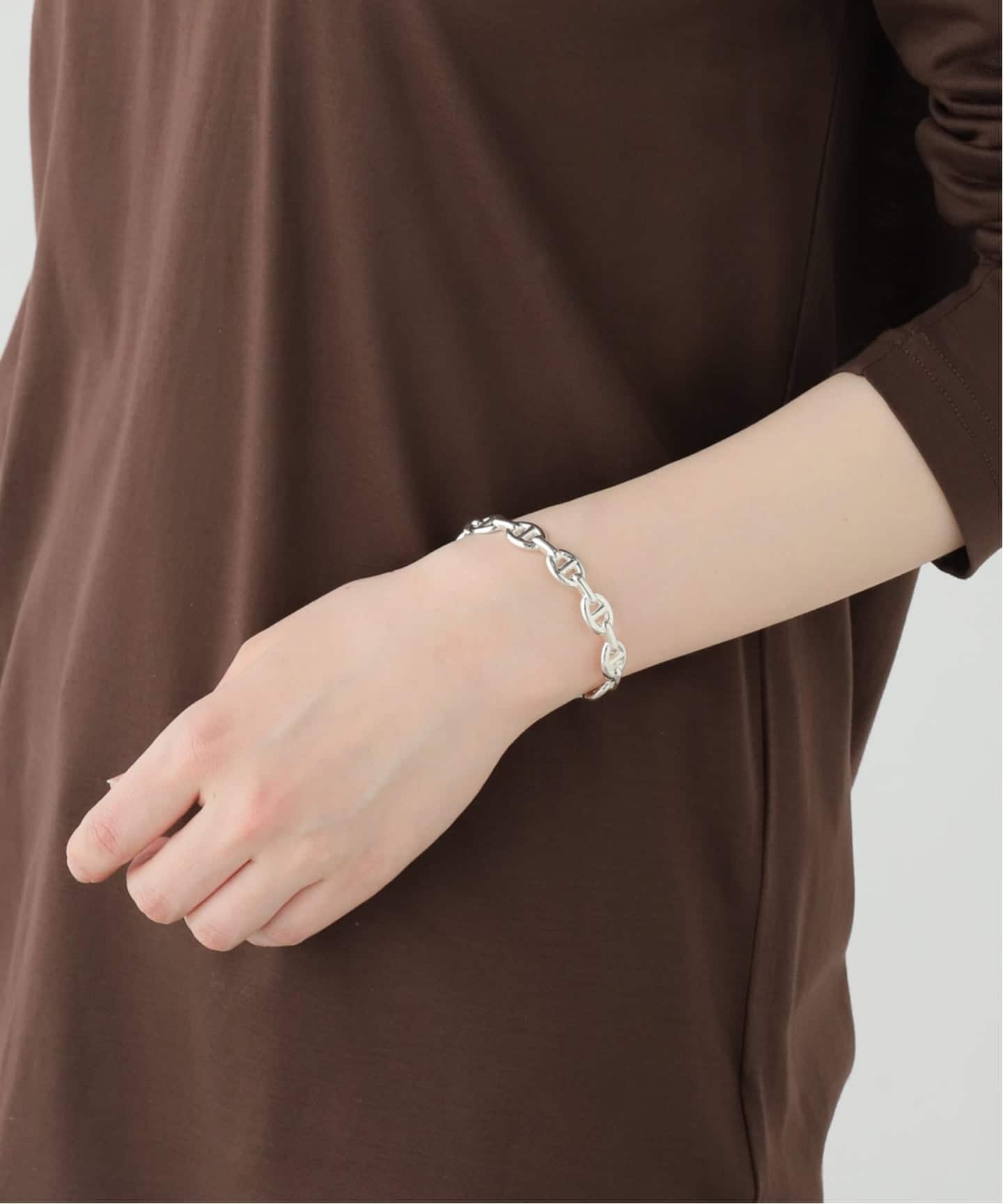 【最終価格】HERMES (エルメス) ミニクルー ブレスレット SH HERMES/エルメス】Enchainee bangle sh（ブレスレット・バングル